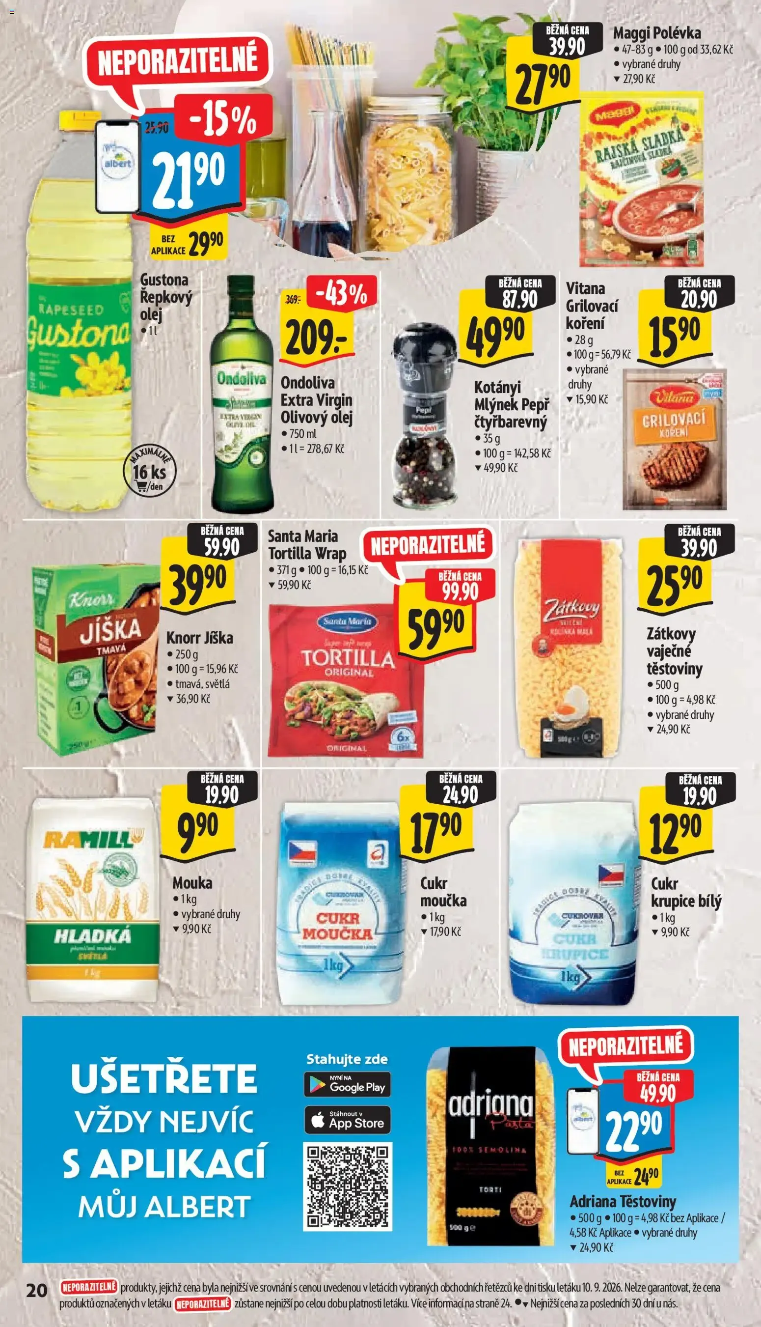 Albert leták - Supermarket - Frenštát pod Radhoštěm od 16.09.2026 - Akční leták - 16. září 22. září 2026 - Page 34
