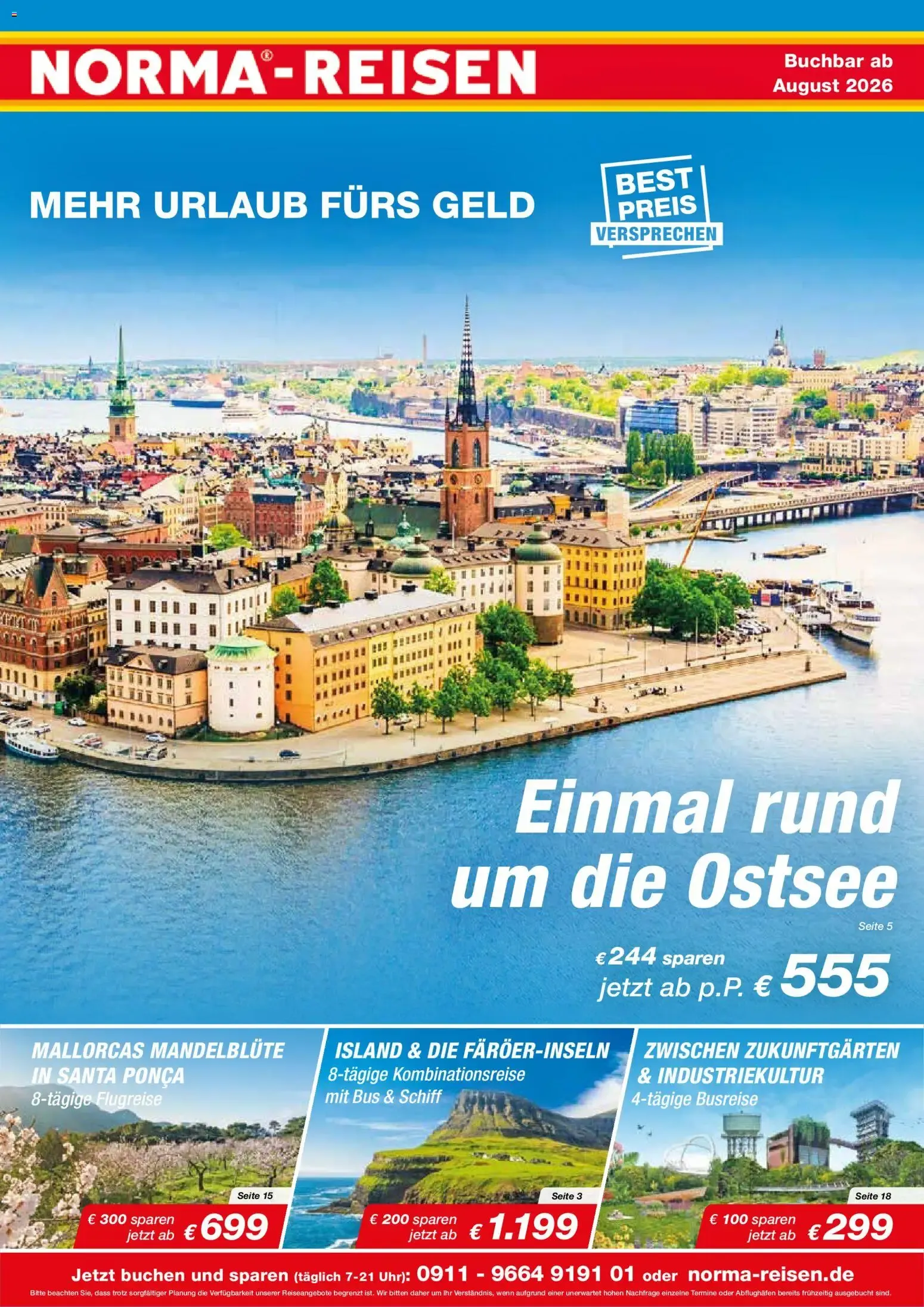 Norma Reisen (ab 01.08.2026) zum blättern » Angebote
