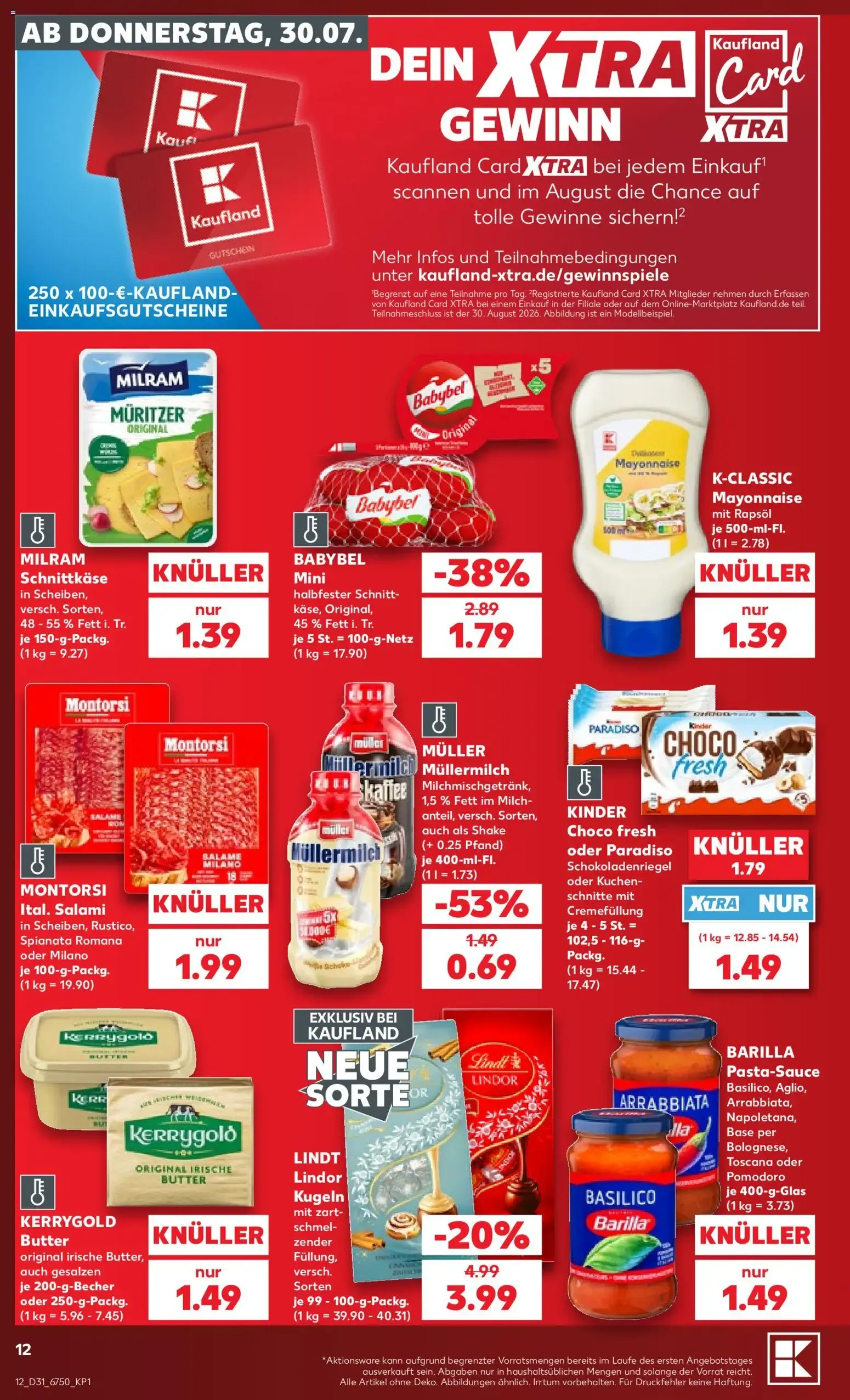 Prospekt Kaufland ab 30.07.2026 » Angebote Online zum Blättern von 30. Juli bis 5. August 2026 - Prospekt seite 12