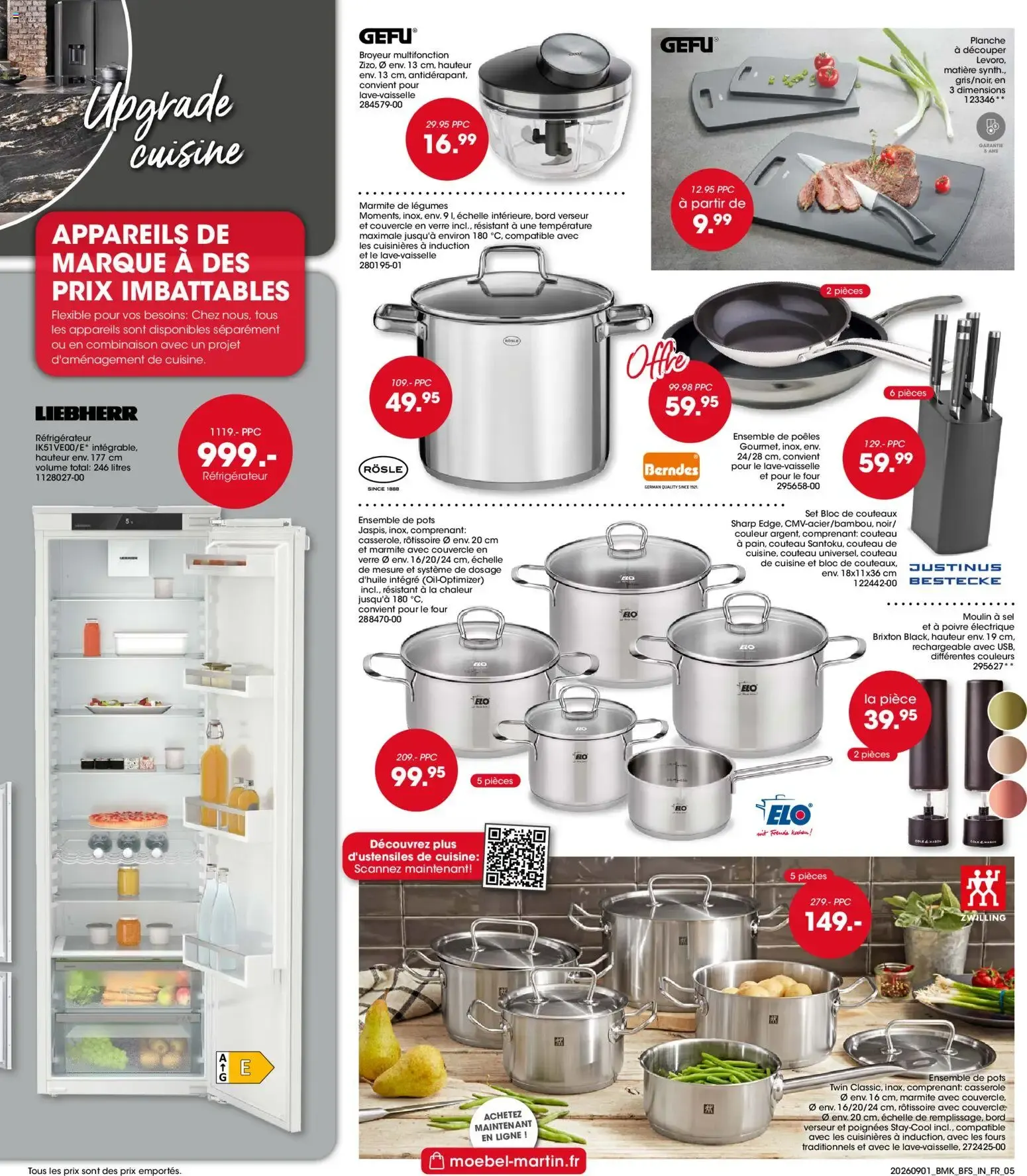 Möbel Martin: Salon de la Cuisine y Salon del Mueble Rembourré du 1 septembre au 30 septembre 2026 - Catalogue page 5