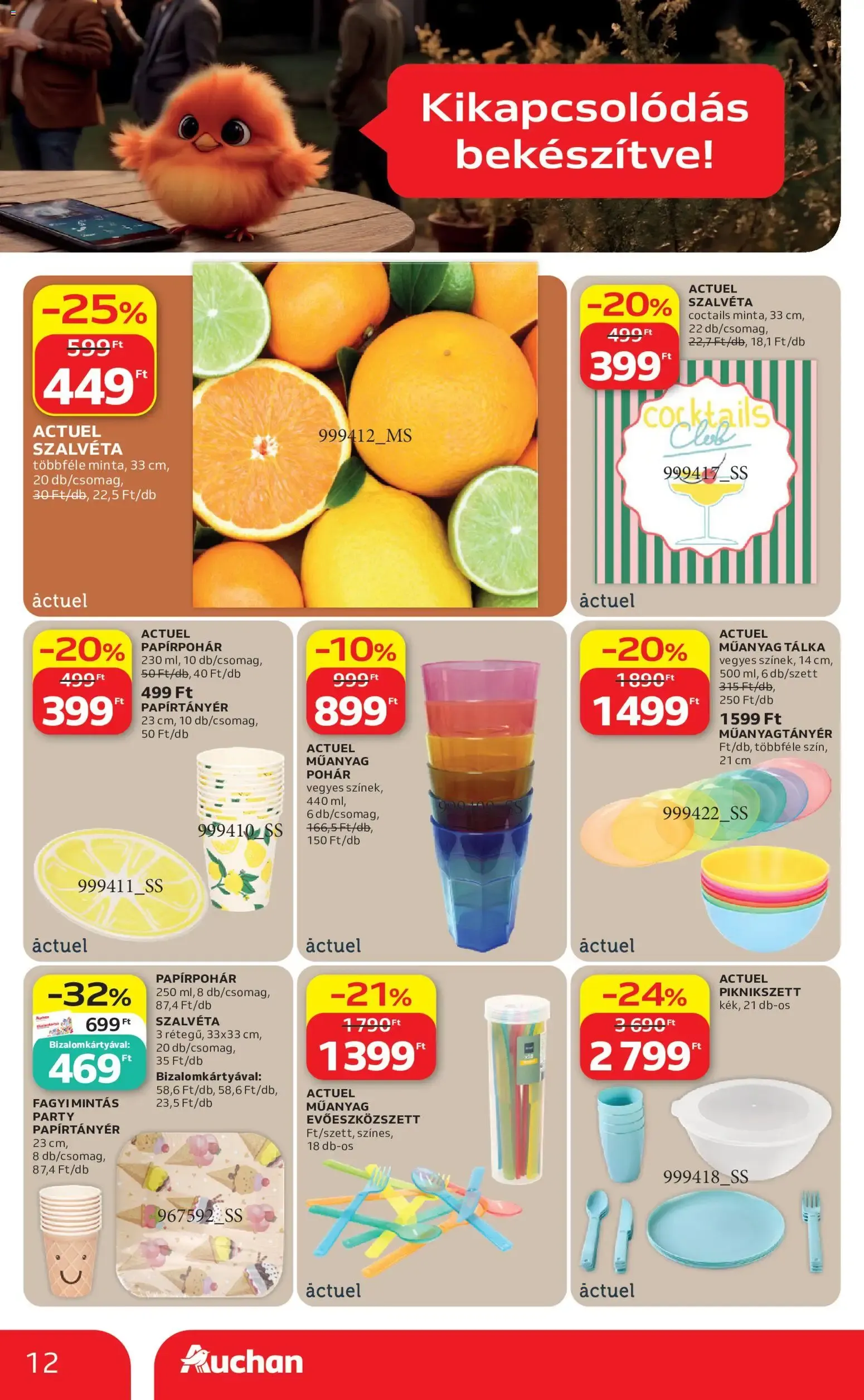 Katalógus Auchan Grill ajánlataink - 2026.06.18. -tól/töl > akció, lapozható szórólap 🛍️ június 18.-tól június 24.-ig 2026. - Oldal 12