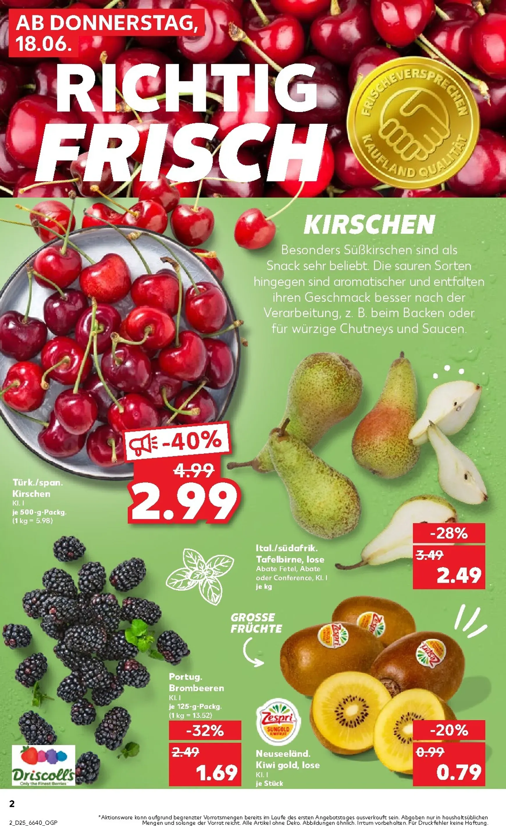 Kaufland Prospekt – von Donnerstag 18.06.2026 bis Mittwoch 24.06.2026 von 18. Juni bis 24. Juni 2026 - Prospekt seite 2