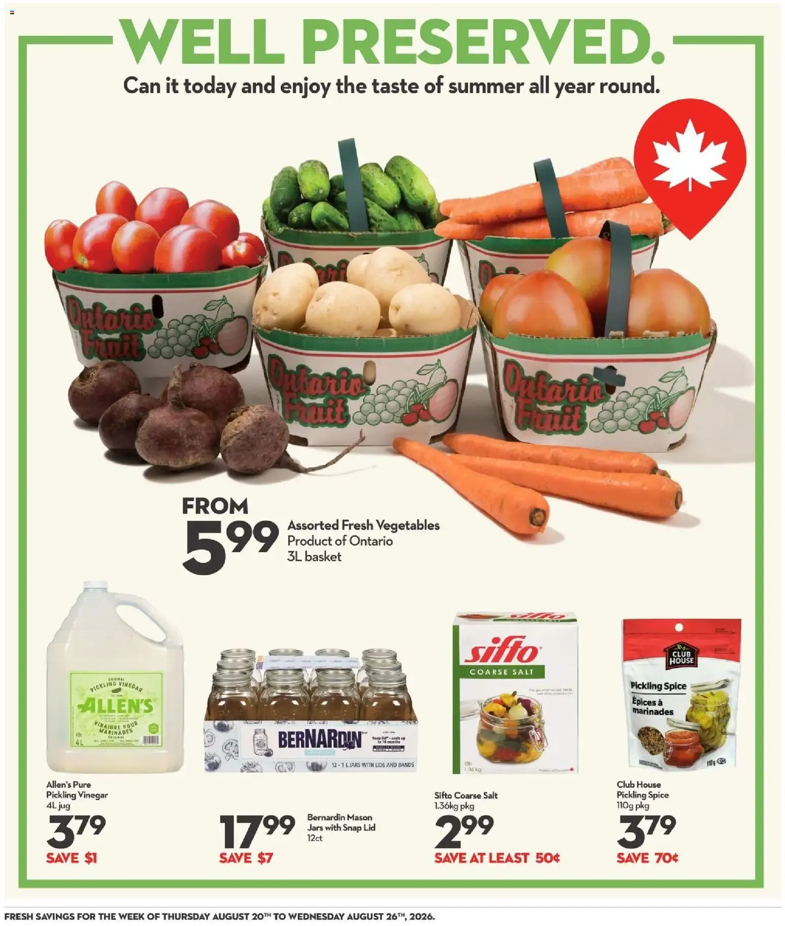Longo's weekly flyer / circulaire from Aug 20, 2026 > weekly specials & deals from August 20 to August 26 2026 - flyer page 7