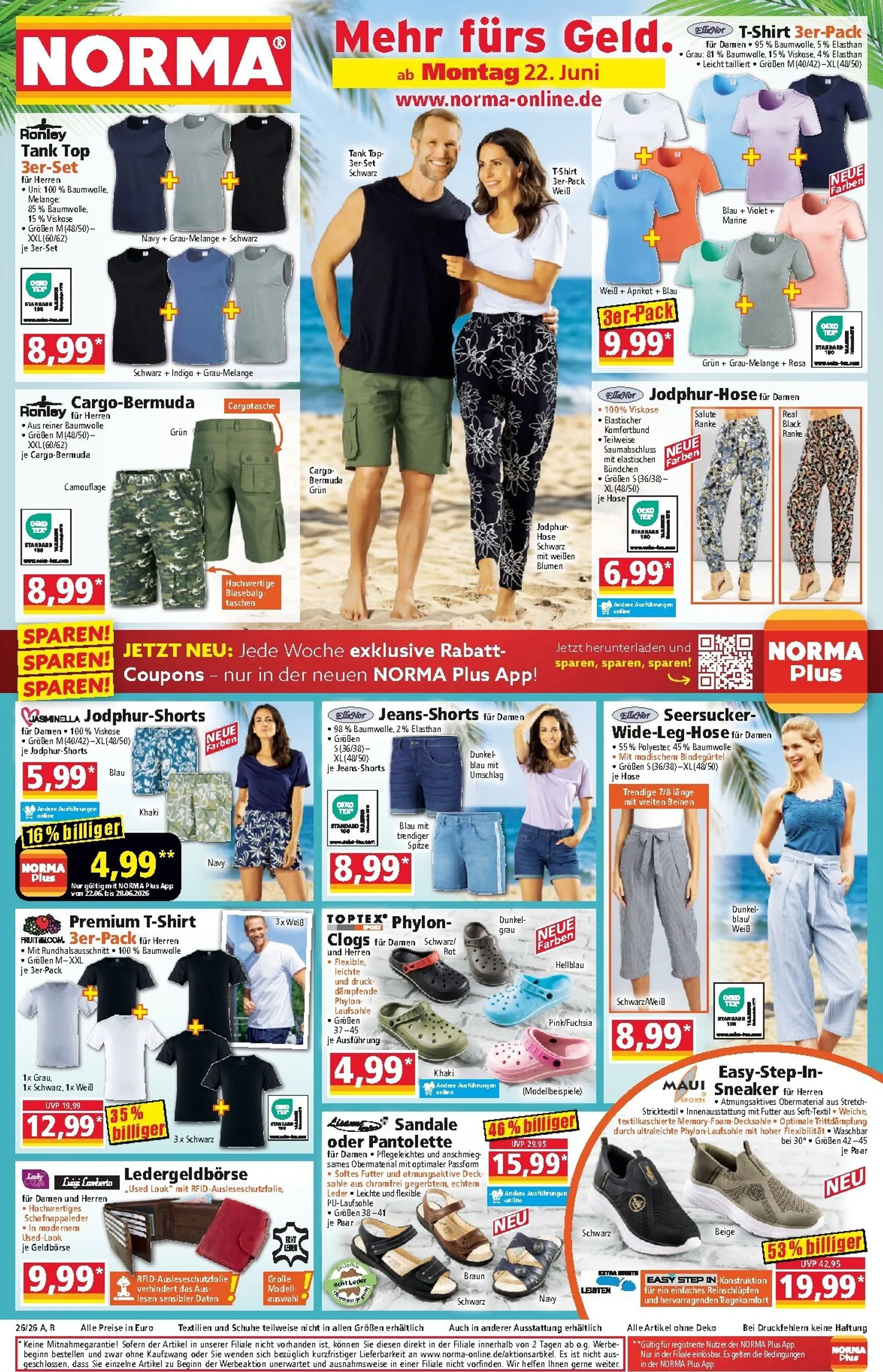 Norma Prospekt nächste Woche – von Montag 22.06.2026 bis Samstag 27.06.2026