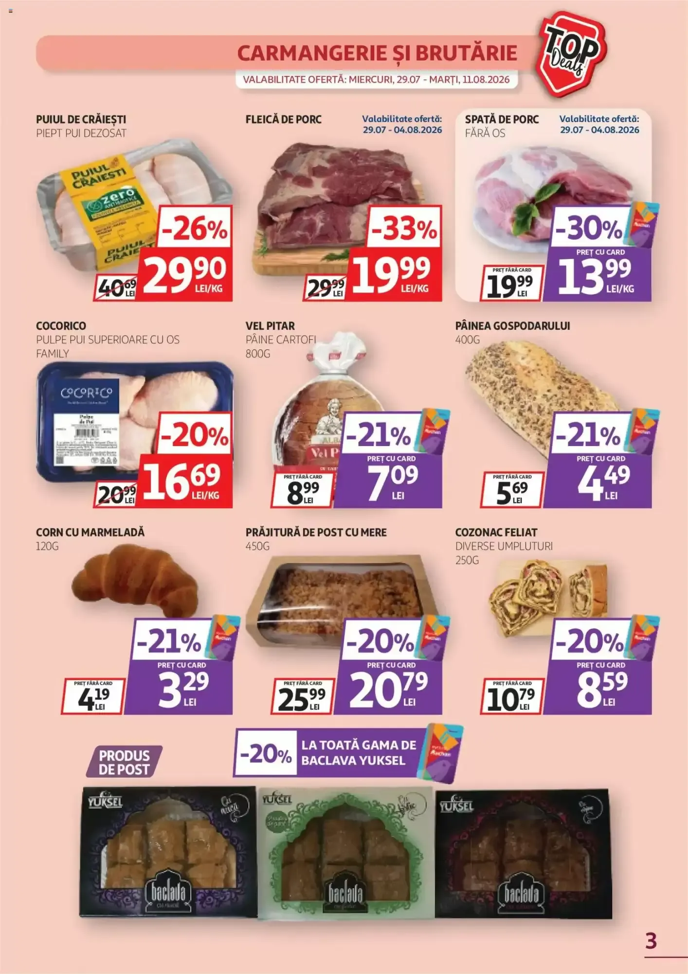 Catalog Catalog Auchan de la 29 iulie până la 11 august 2026 - Revista Pagina 3