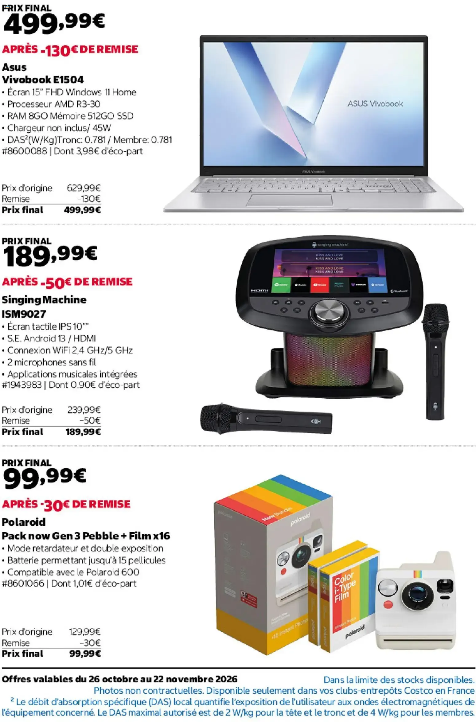 Costco catalogue à partir du 26/10/2026 - promo en ligne du 26 octobre au 22 novembre 2026 - Catalogue page 2