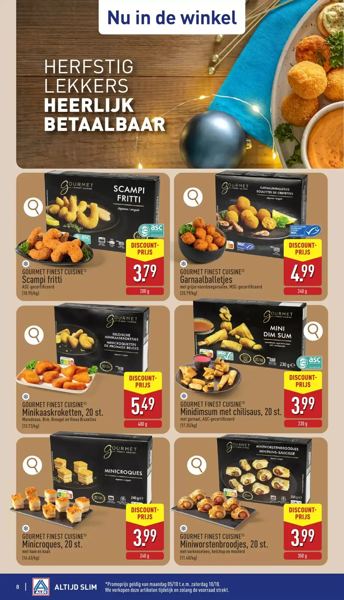 ALDI Folder: aanbiedingen van 05/10 t.e.m. 10/10 van 5 oktober tot 10 oktober 2026 - folder pagina 8