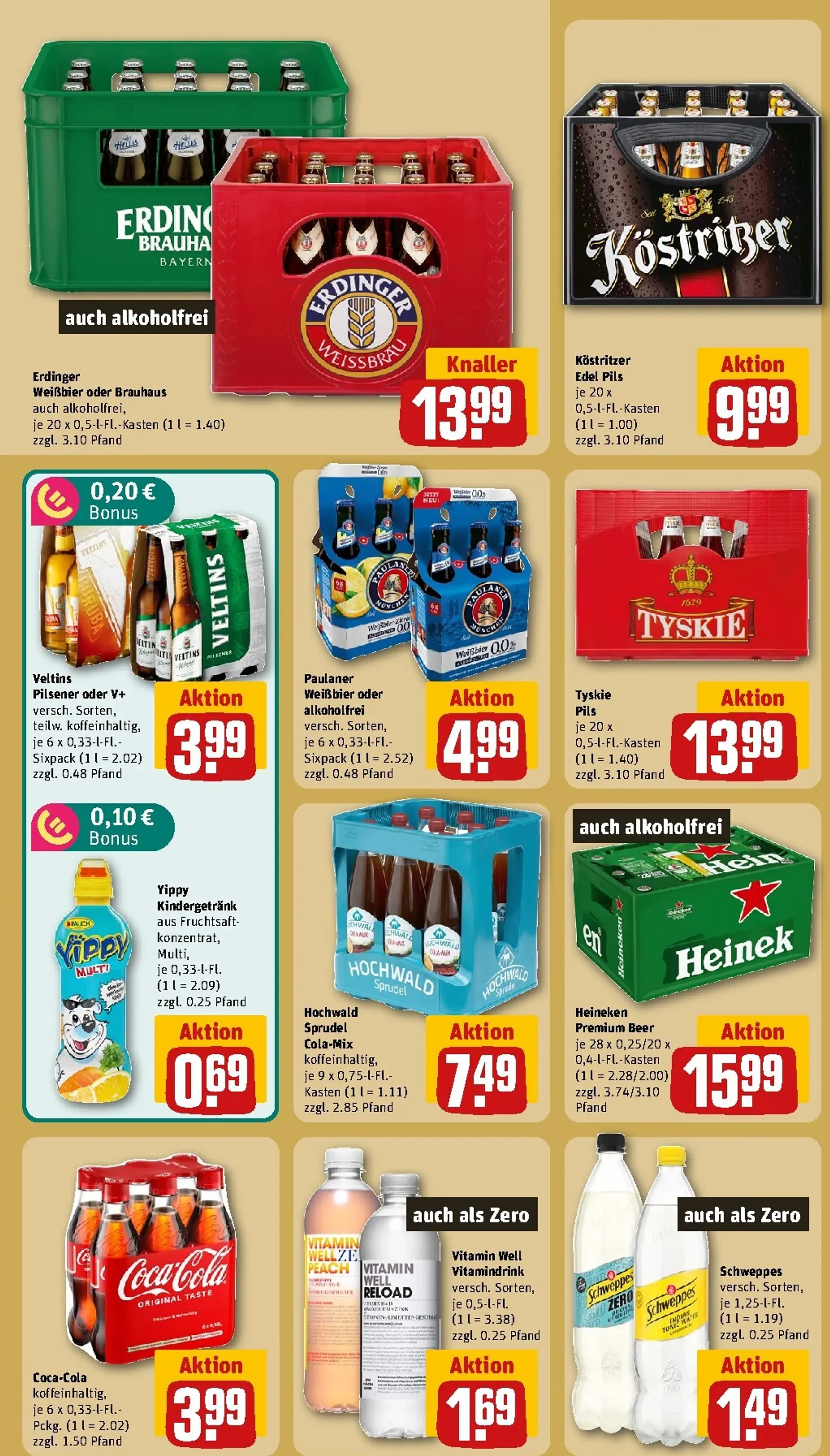 REWE Arina Fester - Jeder Tag Spartag! von 17. August bis 23. August 2026 - Prospekt seite 15