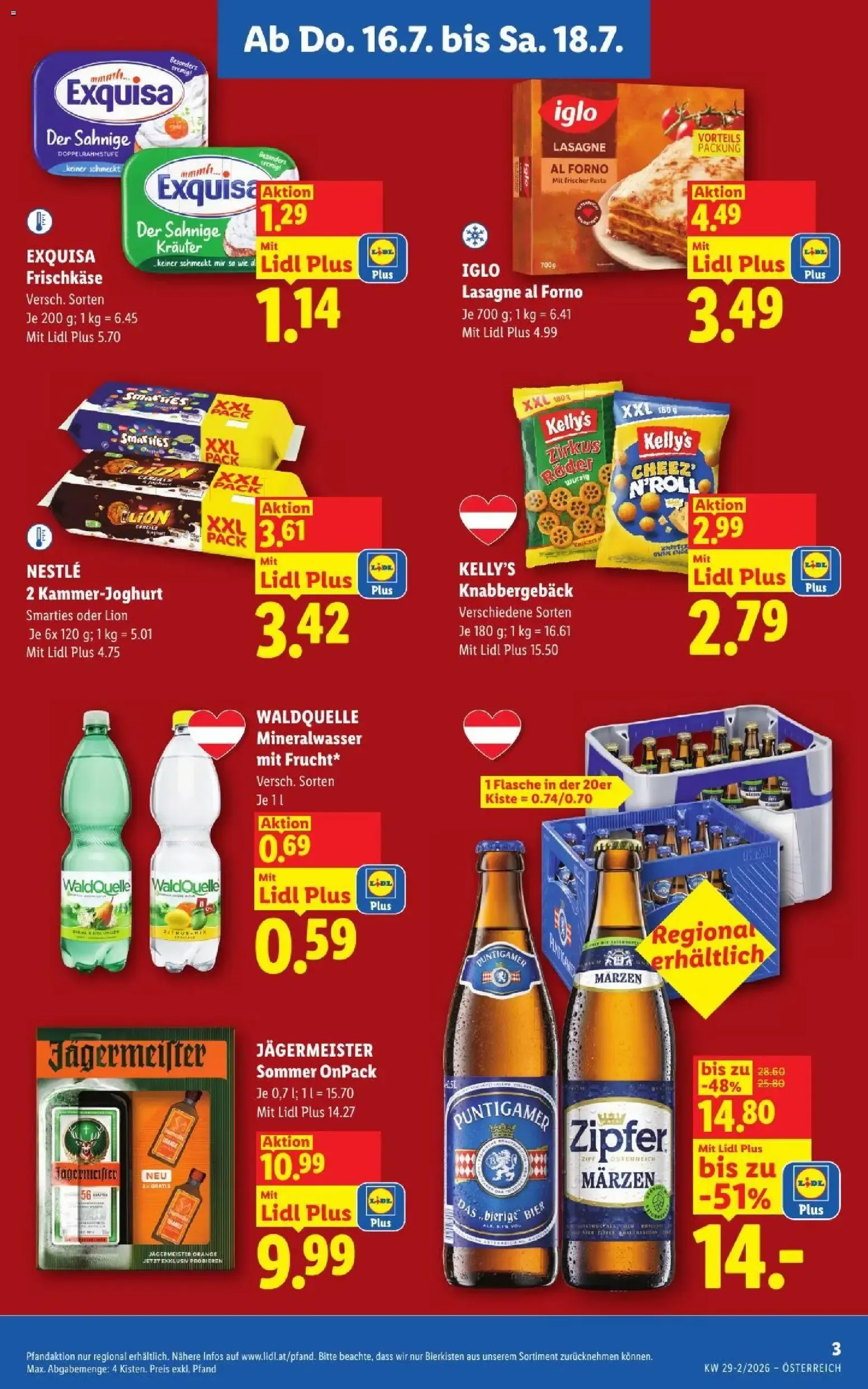 Lidl - Flugblatt ab 16.07.2026 - Angebote ab donnerstag von 16. Juli bis 18. Juli 2026 - Flugblätt seite 3