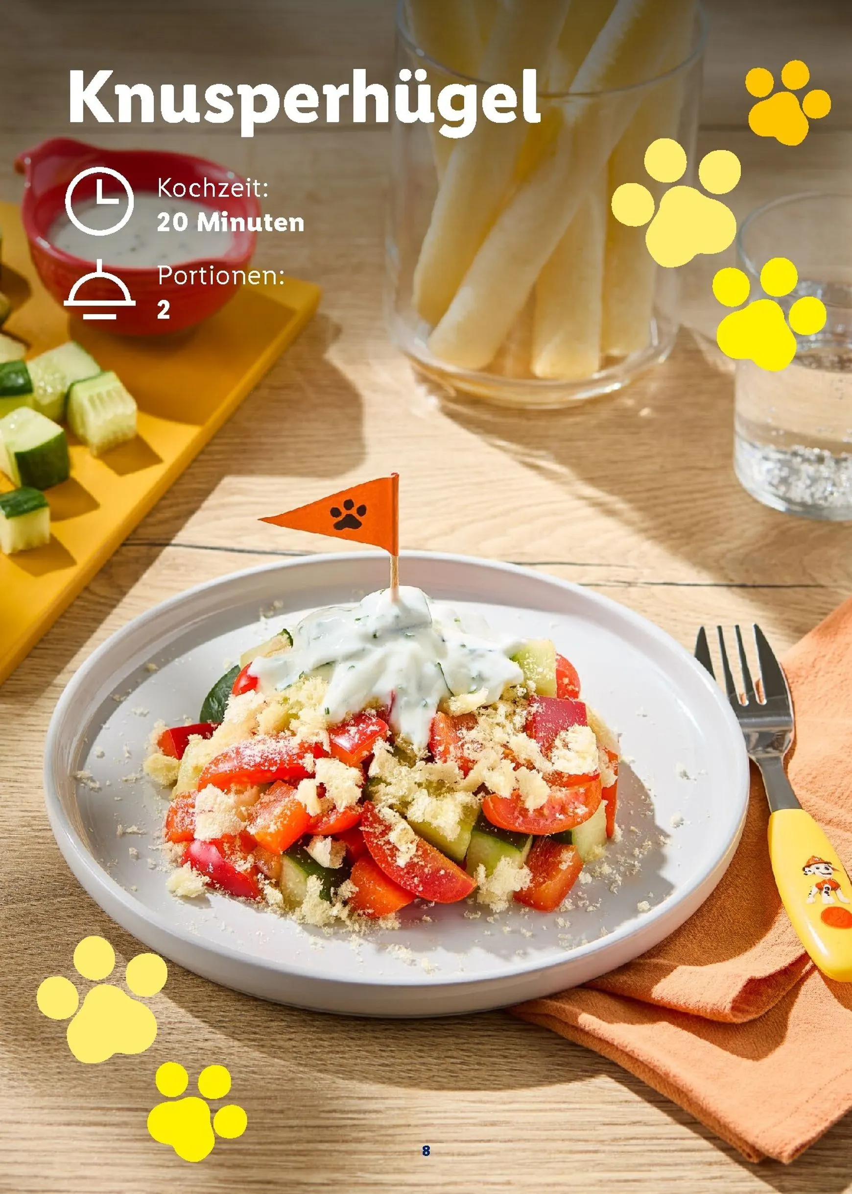 Lidl - Paw Patrol Rezeptheft Prospekt – von Montag 20.07.2026 bis Sonntag 23.08.2026 von 20. Juli bis 23. August 2026 - Prospekt seite 8