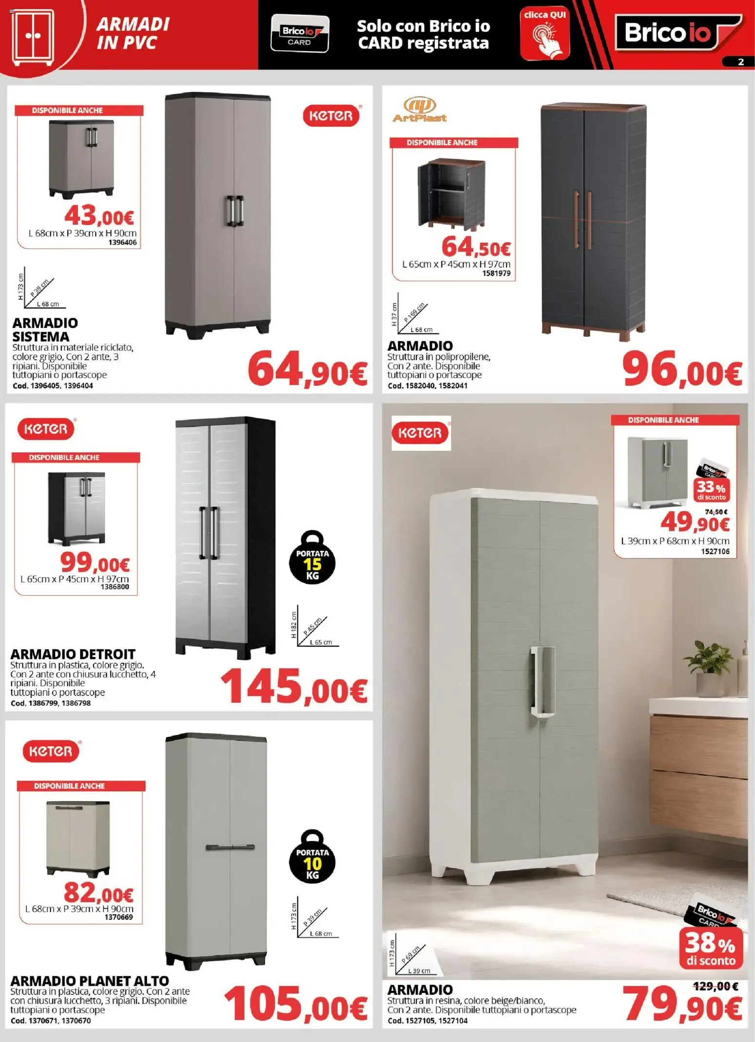 Nuovo Brico io volantino Sistemazione dal 20/08/2026 > offerte anteprima 🛍️ da 20 agosto a 27 settembre di 2026 - Pagina del volantino 2