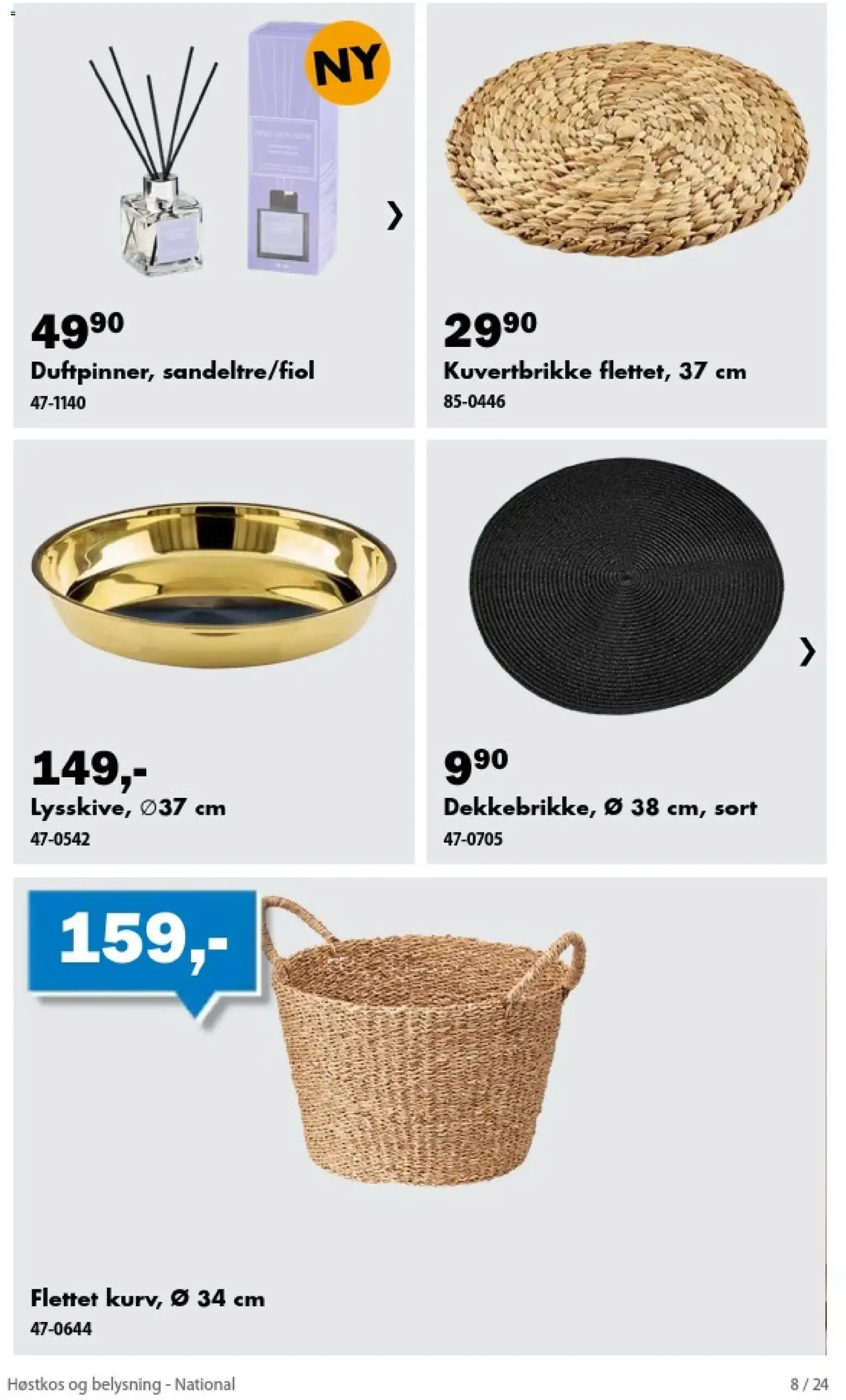 Biltema kundeavis Høstkos og belysning - National (31/08/2026 - 30/09/2026) - Kundeavis og tilbud fra 31. august til 30. september 2026 - kundeavisside 8