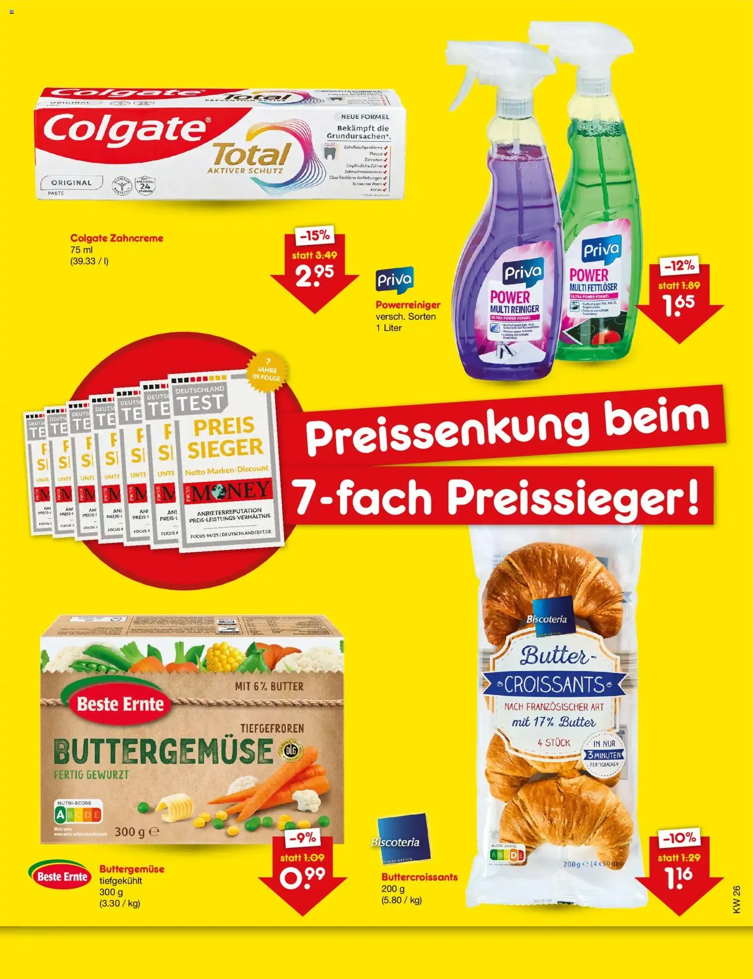 Preissenkung beim 7-fach Preissieger! Netto Marken-Discount von 23. Juni bis 29. Juni 2026 - Prospekt seite 2