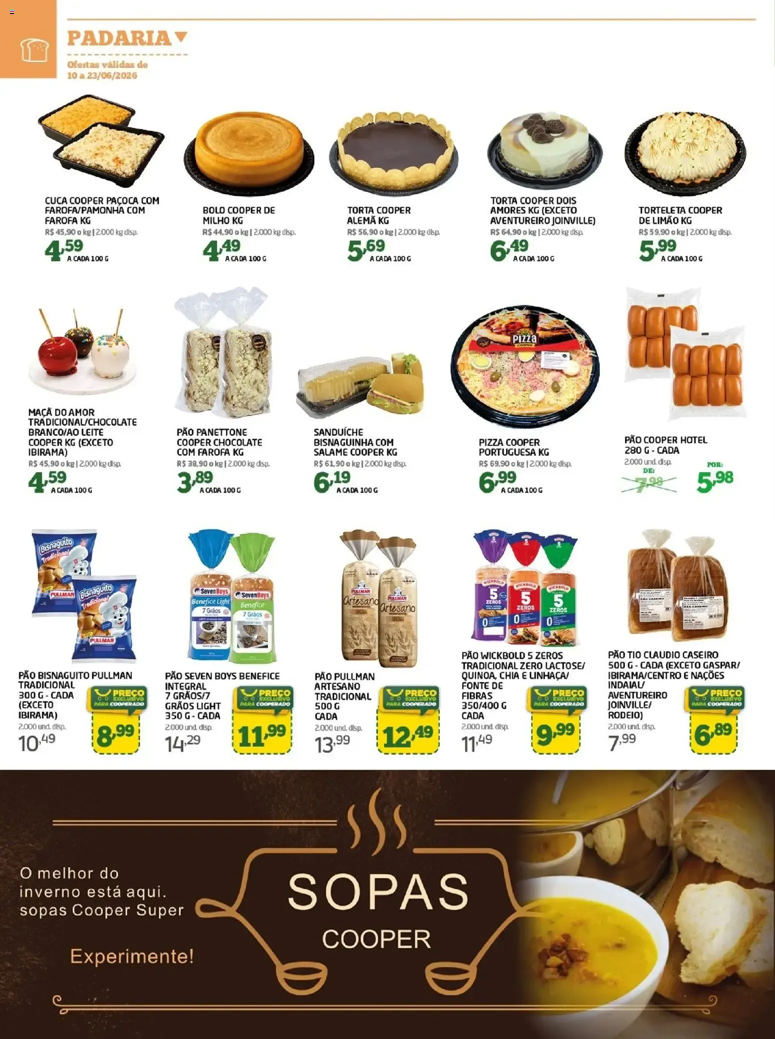Encarte de Cooper Super Escalação de Ofertas 10 de junho até 23 de junho 2026 - Pagina 6