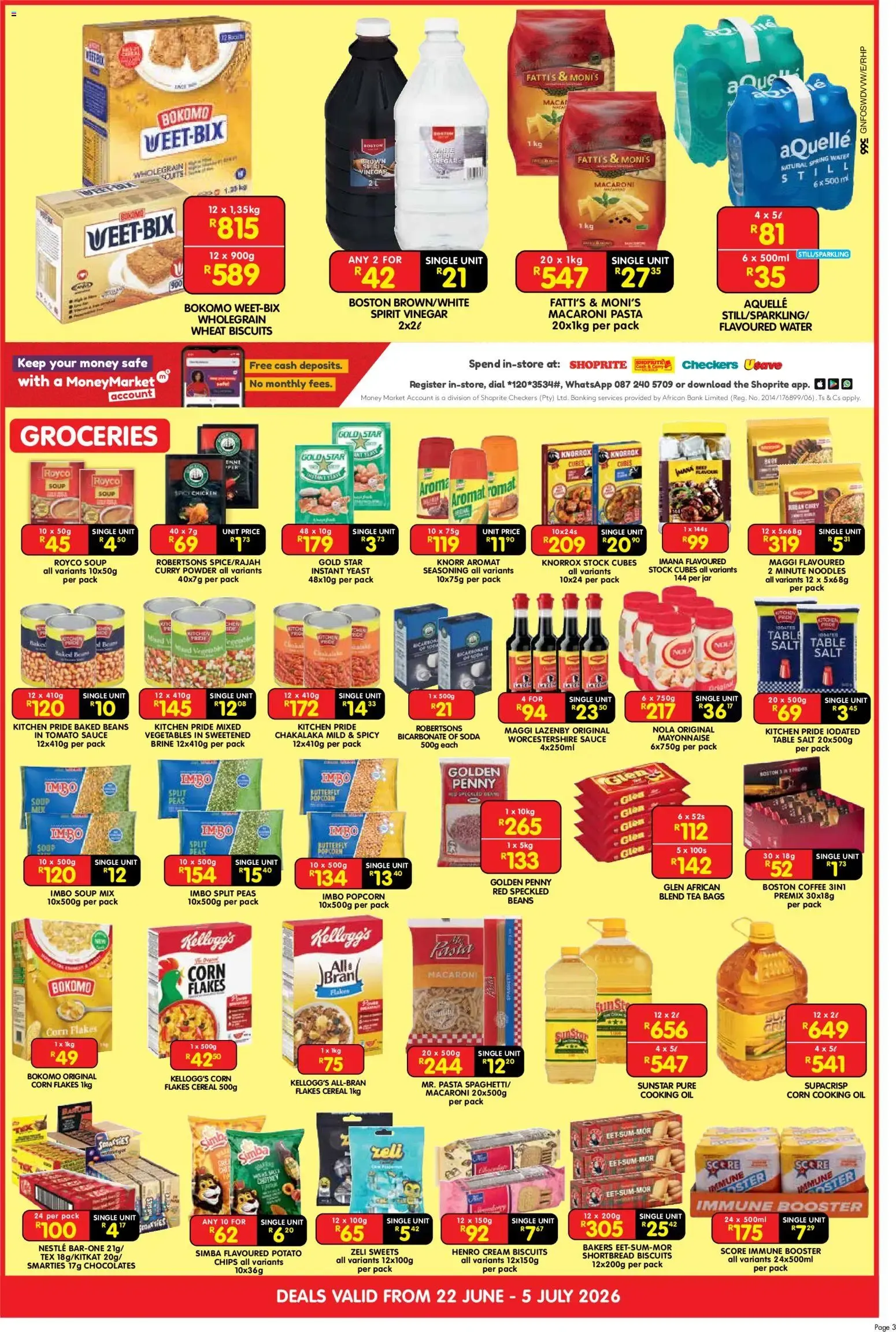 Shoprite - Gauteng - Cash & Carry Buy Big Save Big Exclusive (22/06/2026 - 05/07/2026) → Online Catalogue from 22 June to 5 July 2026 - Catalogue Page 3