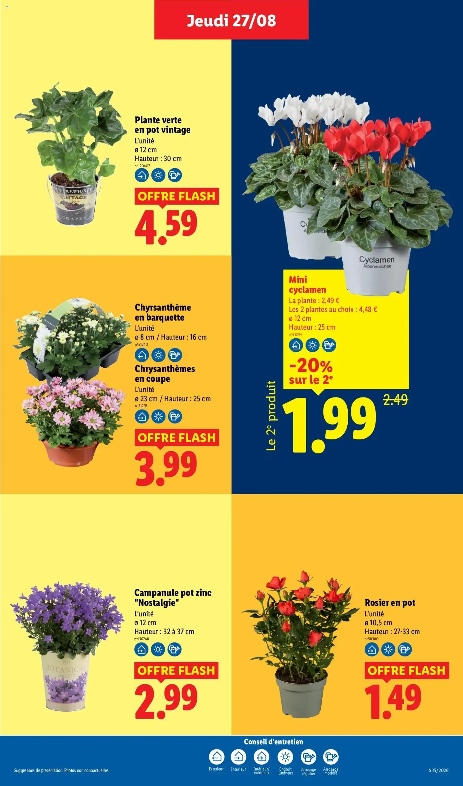 LIDL La rentrée des économies du 27 août au 2 septembre 2026 - Catalogue page 29