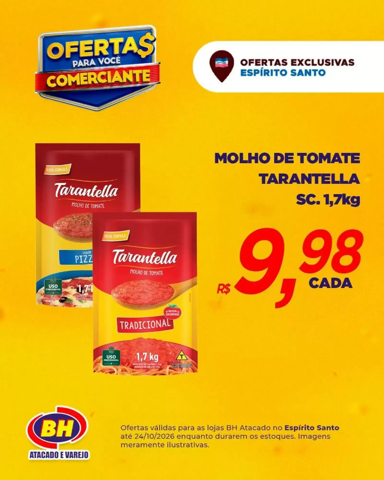 Encarte de Ofertas BH Atacado e Varejo: Espírito Santo para Comerciantes 19 de outubro até 24 de outubro 2026 - Pagina 4