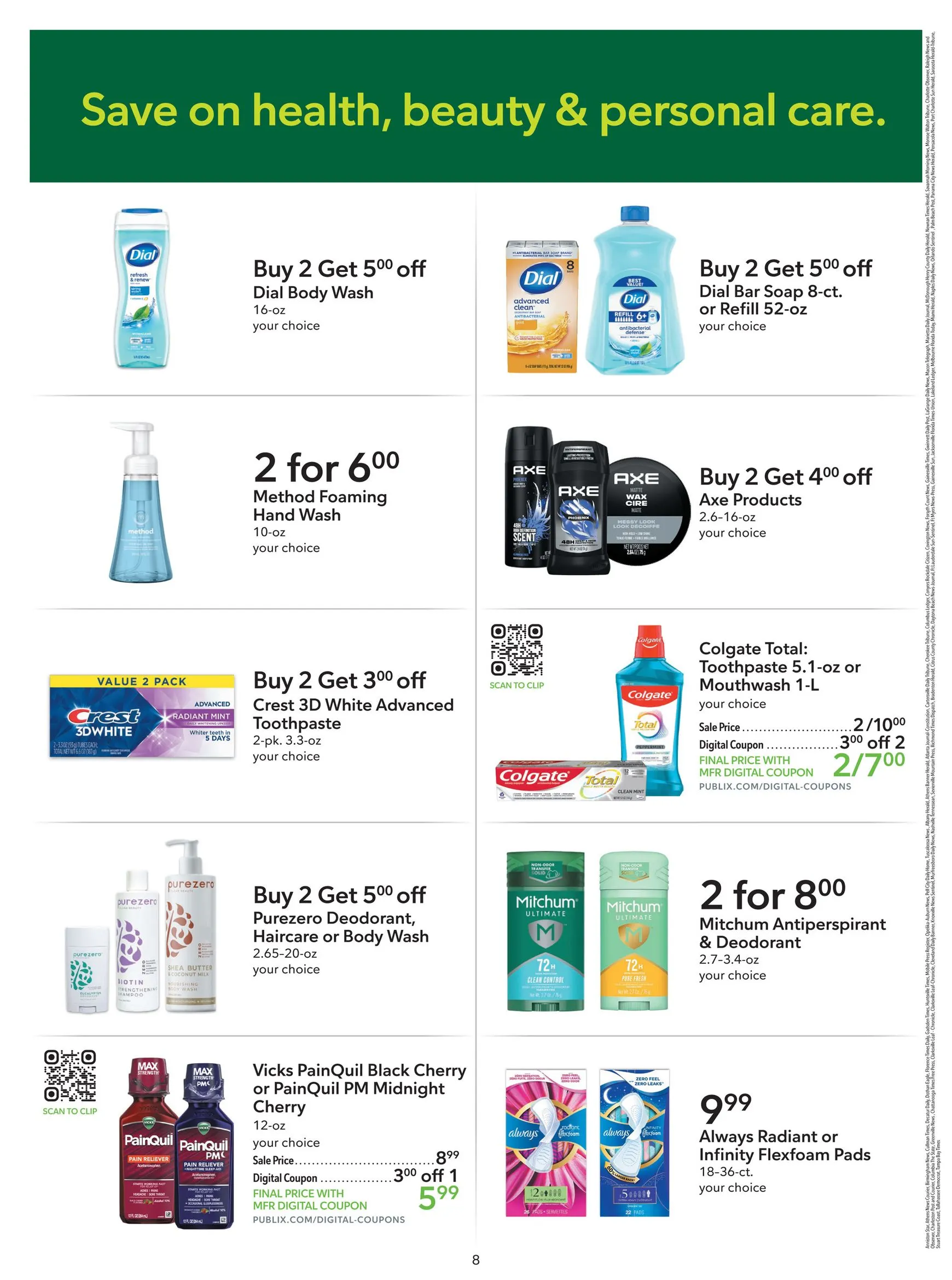 Weekly ad Current Publix - Extra Savings leaflet valid from Thursday 09/24/2026 to Wednesday 10/07/2026 from September 24 to October 7 2026 - Page 8