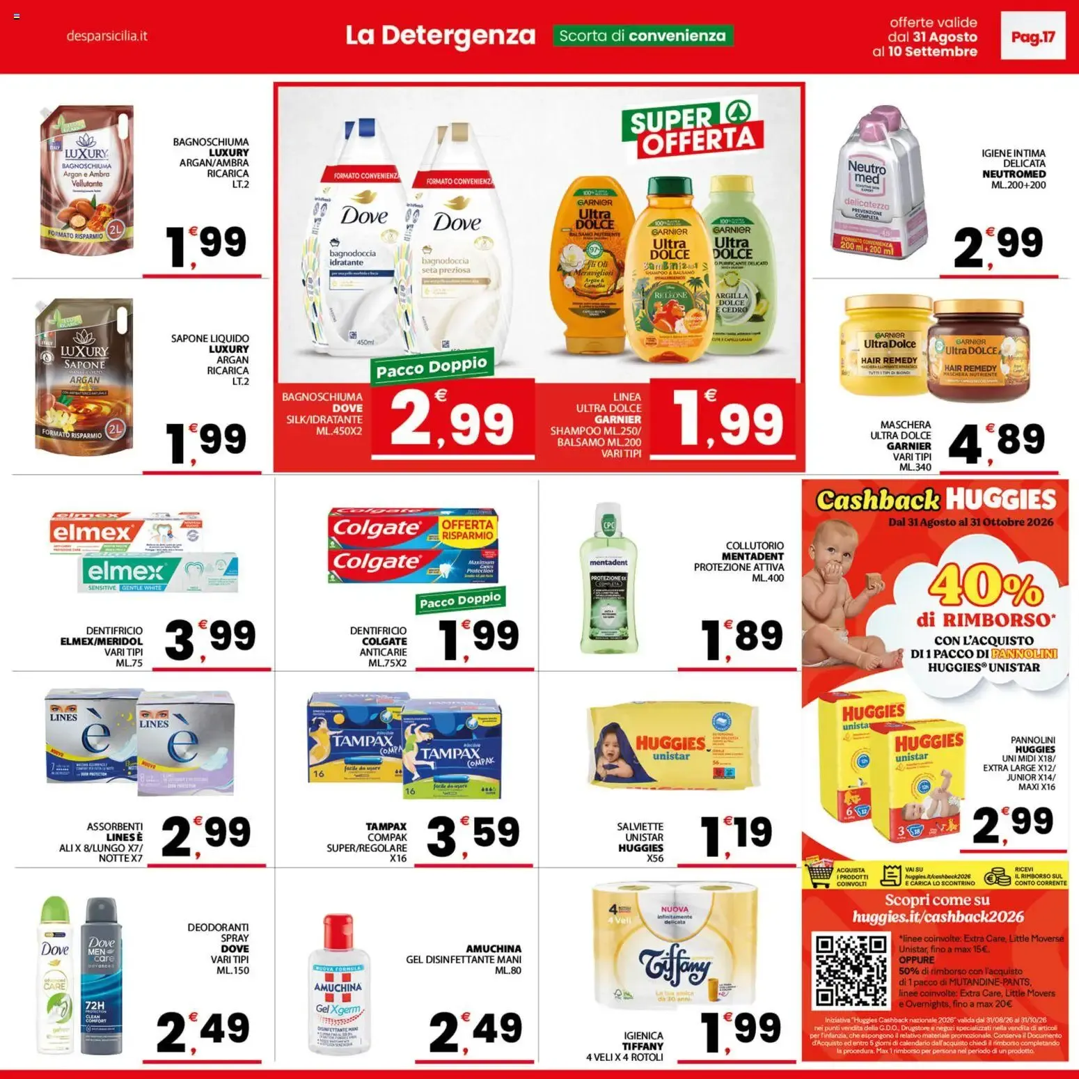 Nuovo Despar volantino Sicilia dal 31/08/2026 > offerte anteprima 🛍️ da 31 agosto a 10 settembre di 2026 - Pagina del volantino 17