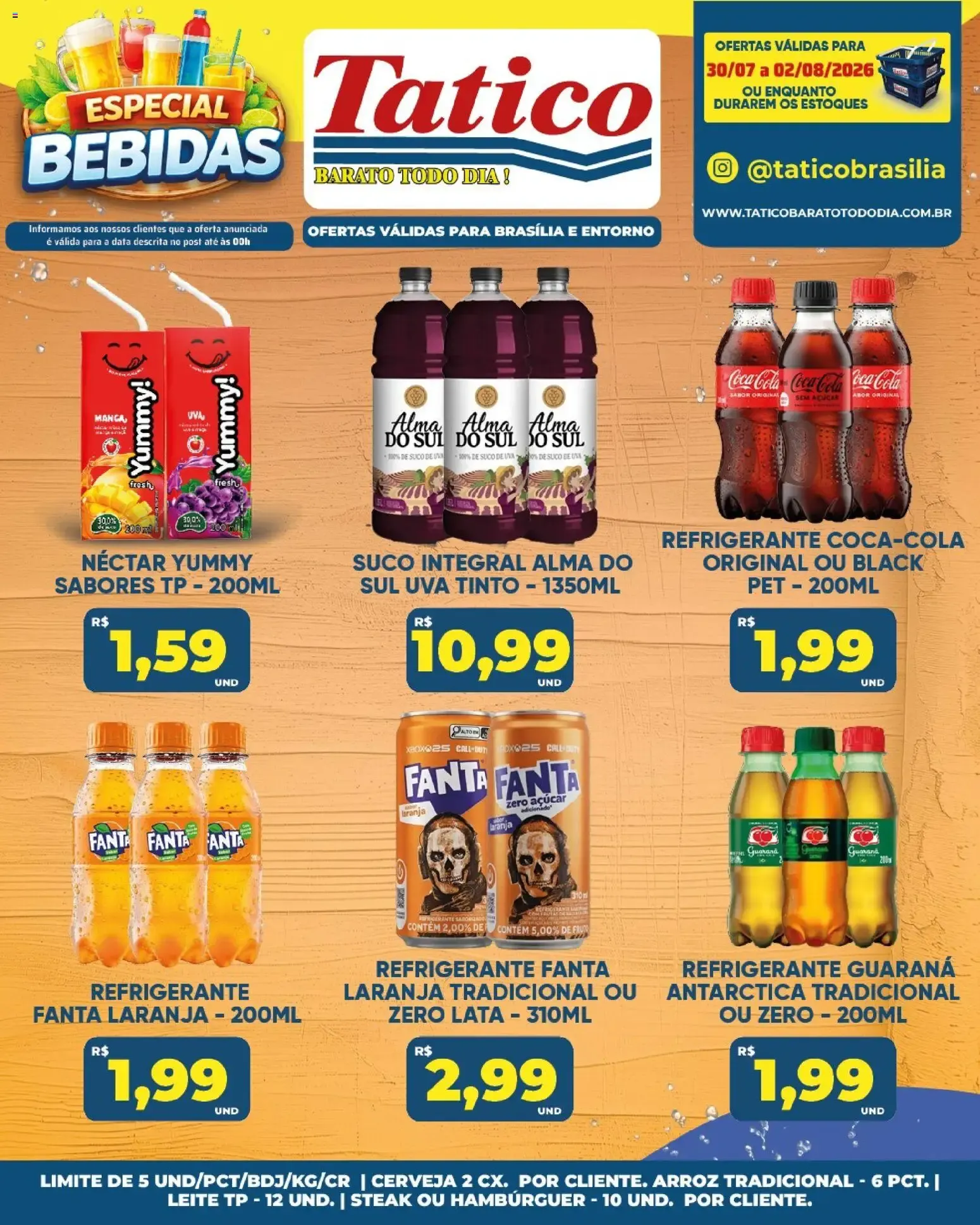 Encarte de Tatico ofertas Fim de Semana de 01/08/2026 | Promoções Online 1 de agosto até 2 de agosto 2026 - Pagina 52