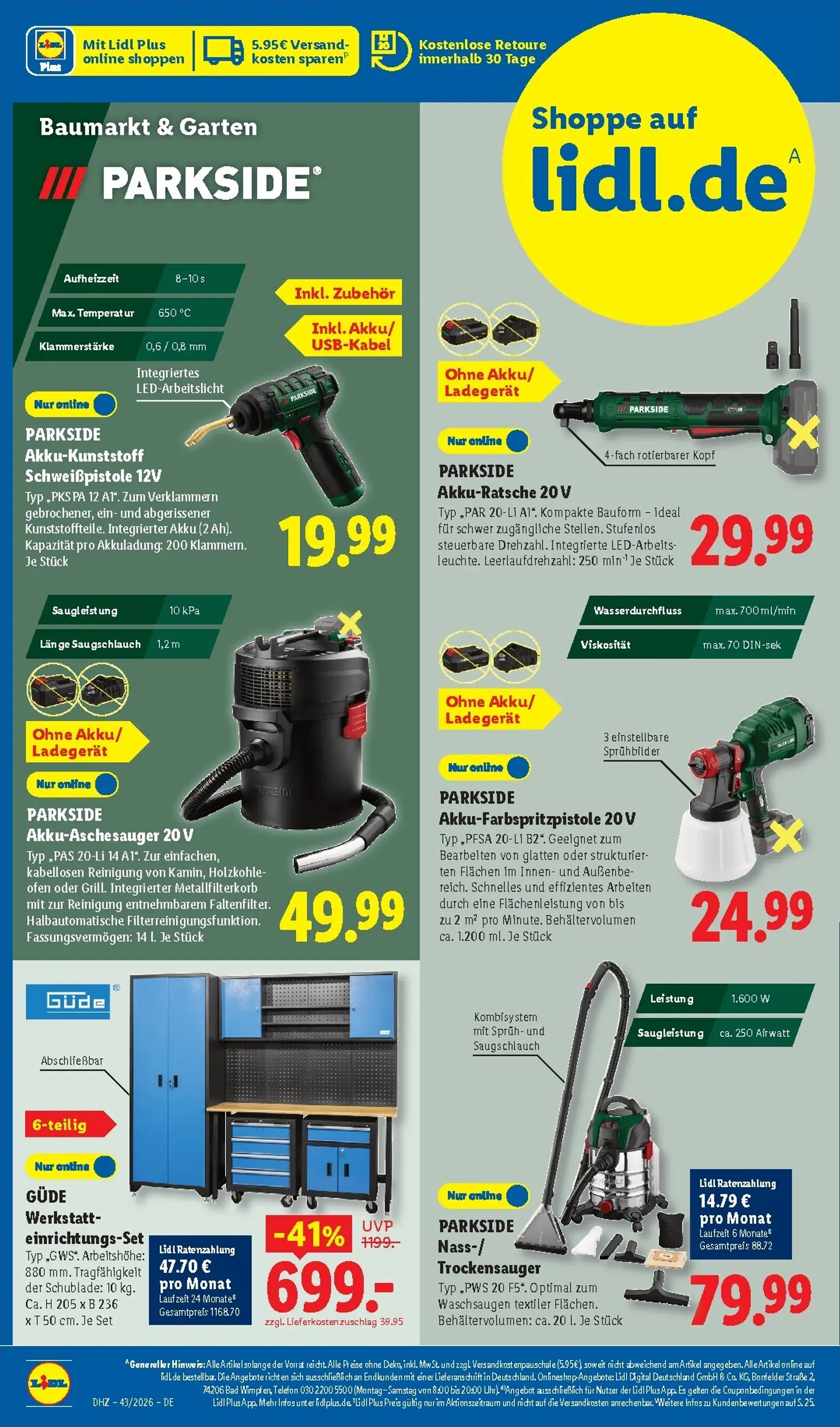 Lidl - Angebot der Woche Prospekt nächste Woche – von Montag 19.10.2026 bis Samstag 24.10.2026 von 19. Oktober bis 24. Oktober 2026 - Prospekt seite 22