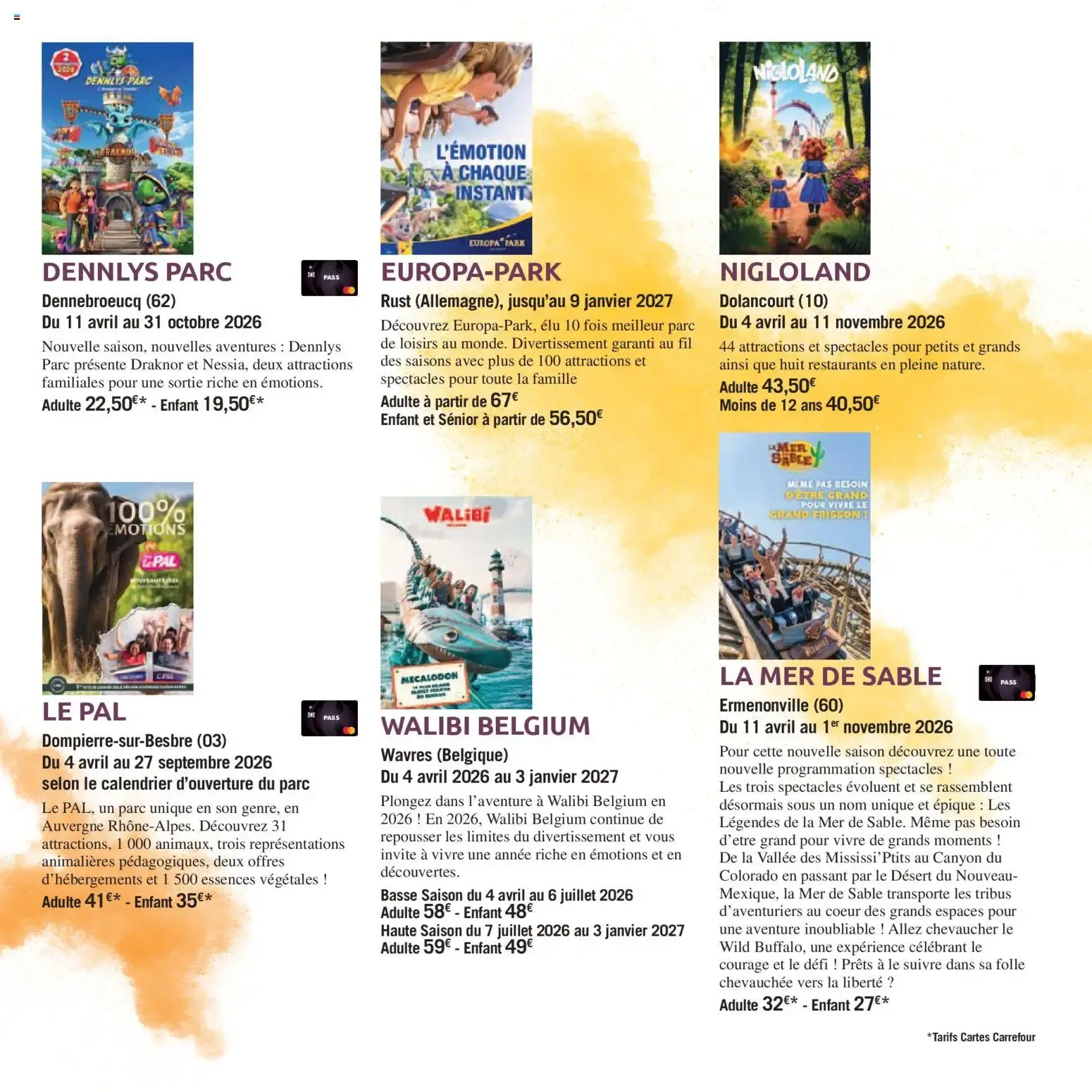 Carrefour spectacles LE BOOK DE VOS SORTIES du 1 avril au 30 septembre 2026 - Catalogue page 5
