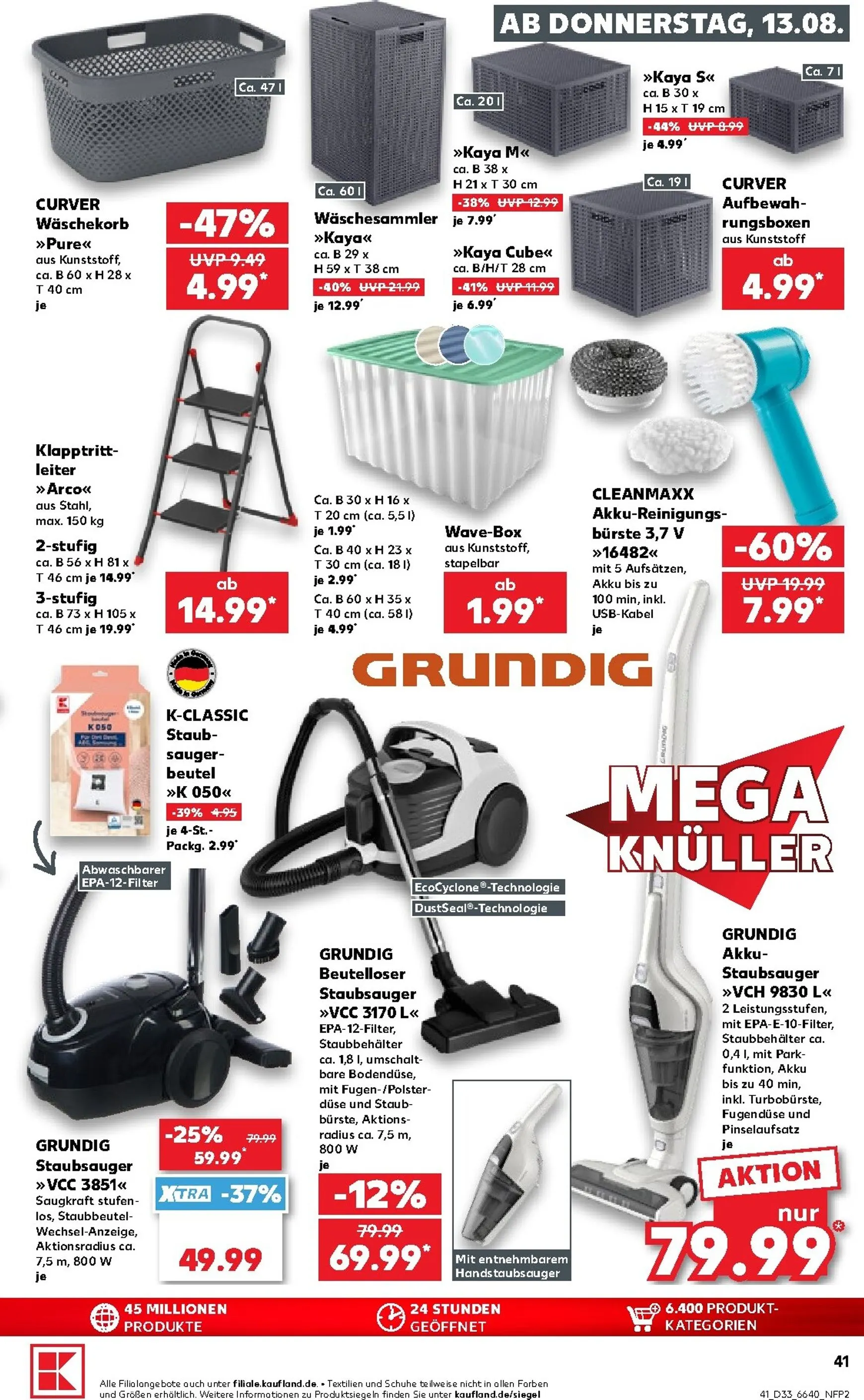 Neuer Kaufland Prospekt – von Donnerstag 13.08.2026 bis Mittwoch 19.08.2026 von 13. August bis 19. August 2026 - Prospekt seite 41