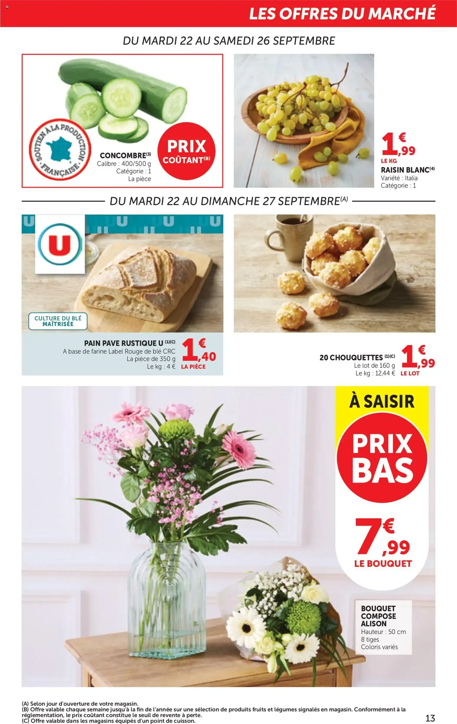 bi1 supermarché Maxi MARCHE du 22 septembre au 4 octobre 2026 - Catalogue page 13