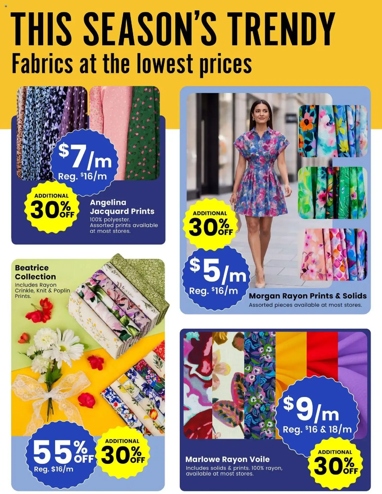 FABRICLAND CLEAN SWEEP Sale from August 1 to August 31 2026 - flyer page 2
