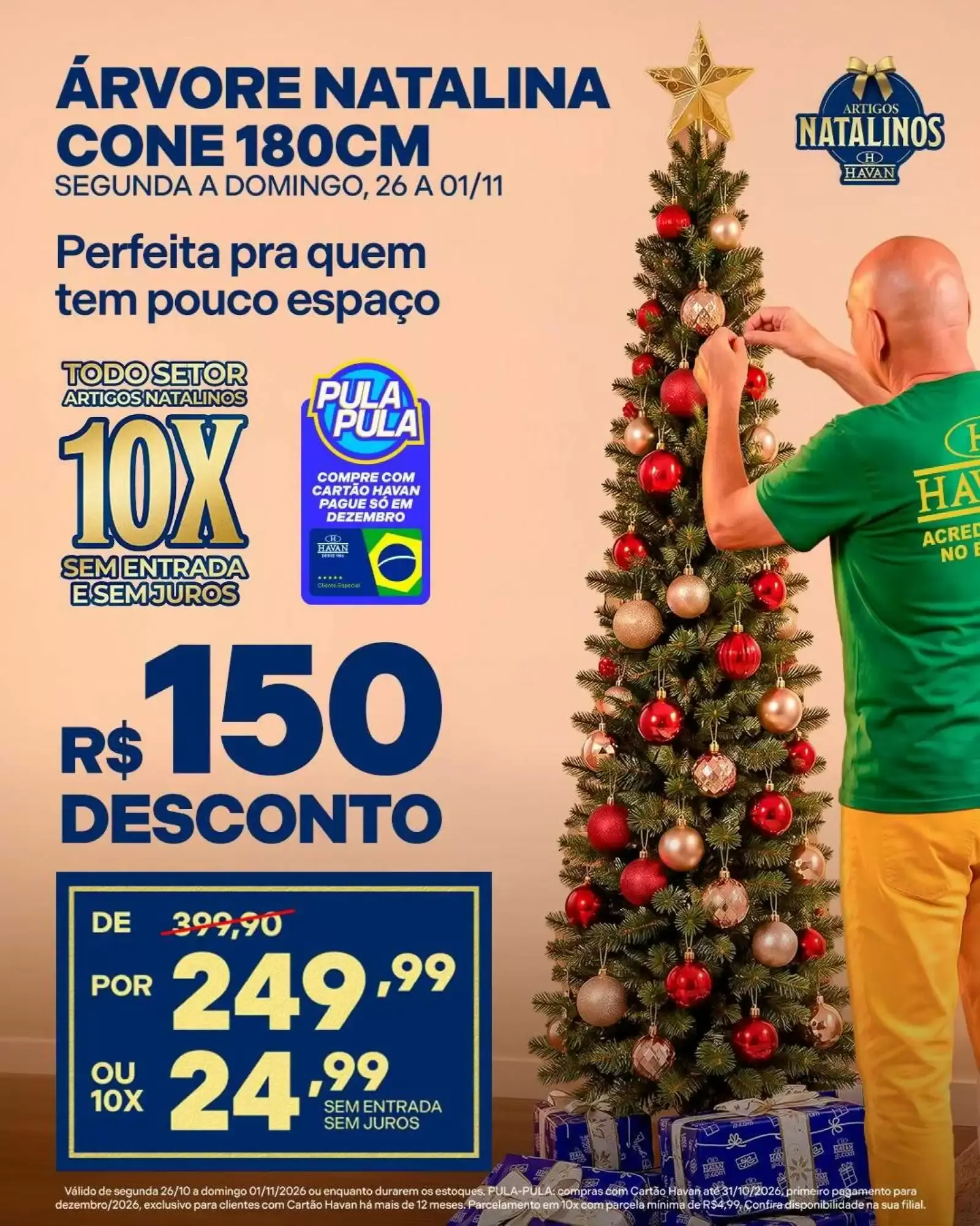 Encarte de Tubo de Bola Natalina 8cm / Artigos Natalinos 26 de outubro até 1 de novembro 2026 - Pagina 2