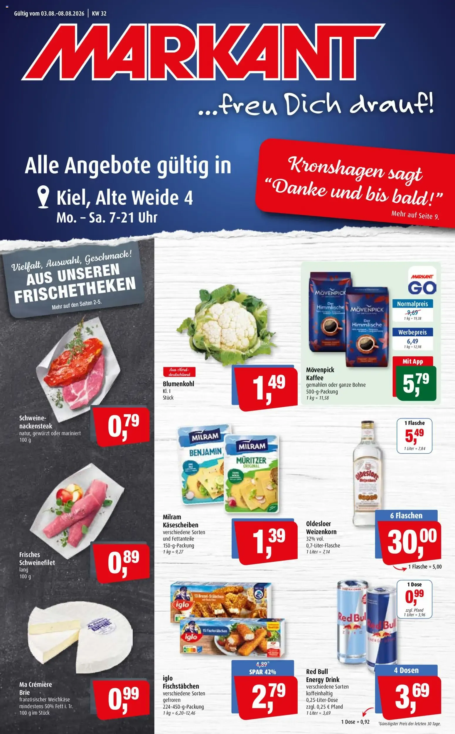 Markant Prospekt (ab 03.08.2026) zum Blättern von 3. August bis 8. August 2026 - Prospekt seite 1