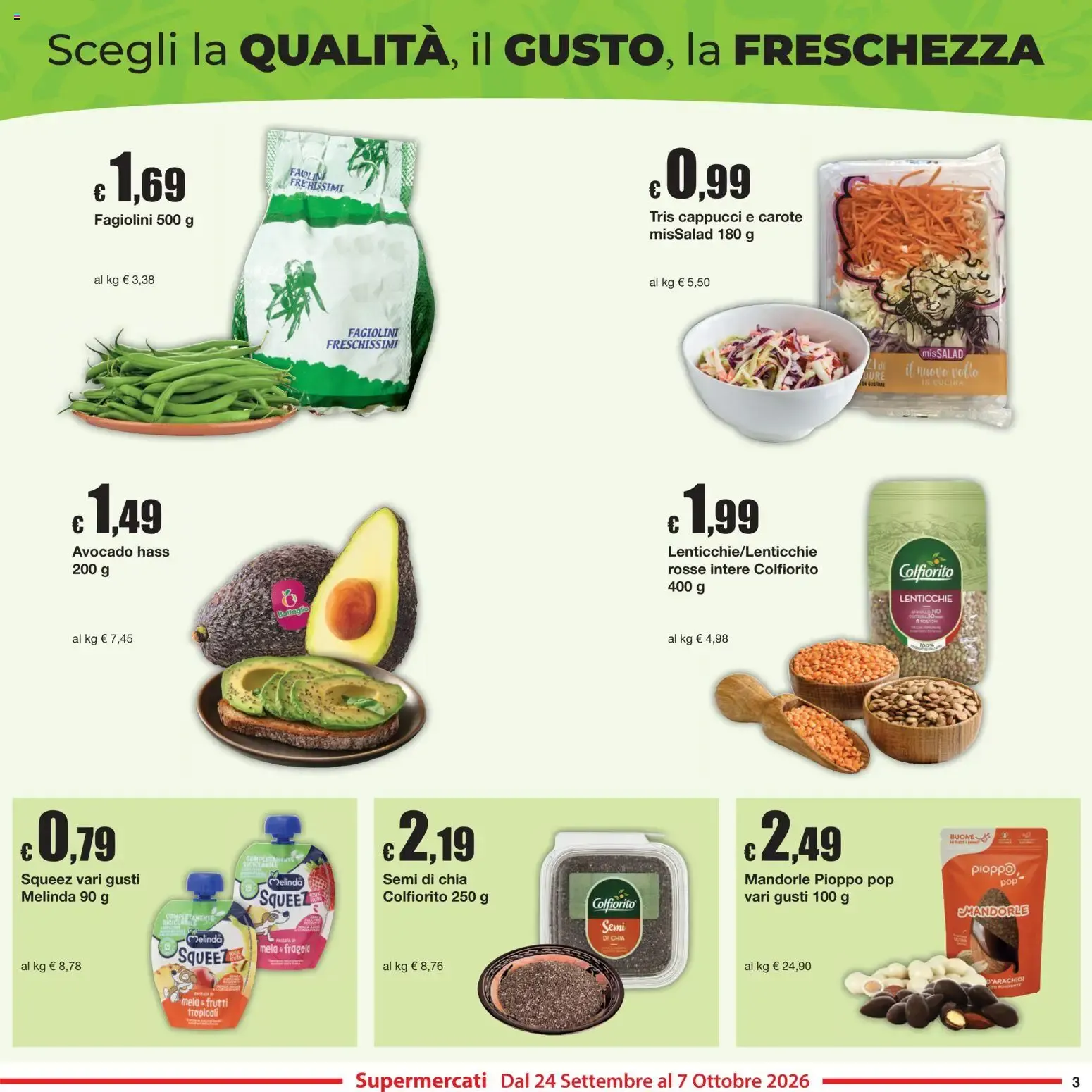 Sì con Te volantino dal 24/09/2026 - online Offerte da 24 settembre a 7 ottobre di 2026 - Pagina del volantino 3