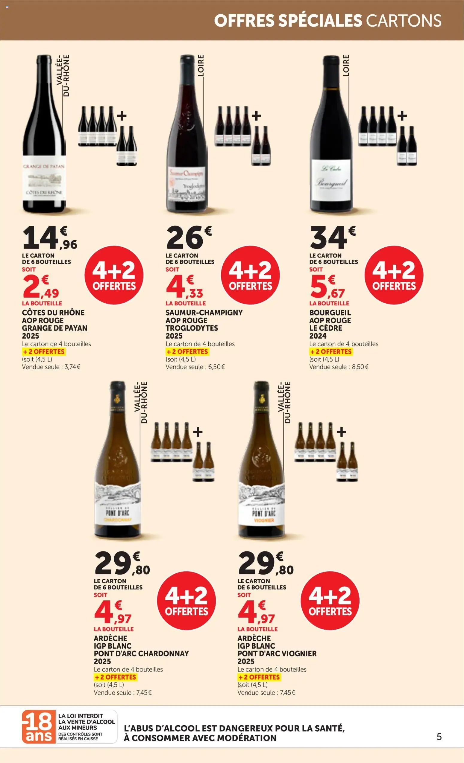 bi1 Foire aux vins Maxi marché à partir du 22/09/2026 - promo en ligne du 22 septembre au 4 octobre 2026 - Catalogue page 5