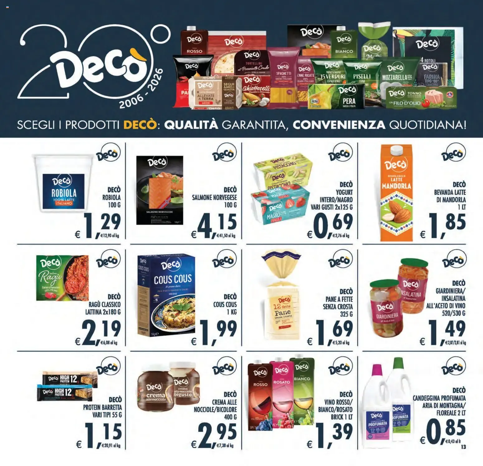 Nuovo Decò volantino Maxistore, Supermercati Lipari dal 21/08/2026 > offerte anteprima 🛍️ da 21 agosto a 31 agosto di 2026 - Pagina del volantino 13
