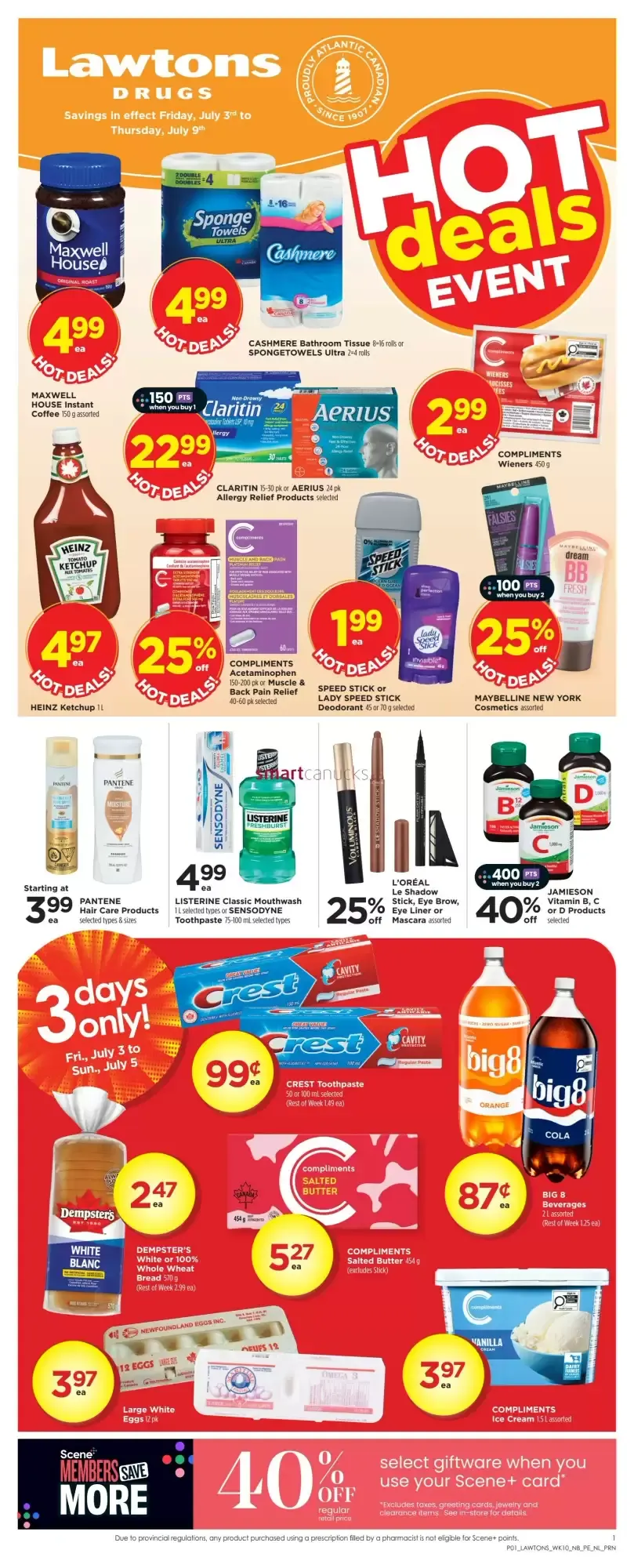 Lawtons Drugs flyer week 27 from July 3 to July 9 2026 - flyer page 1