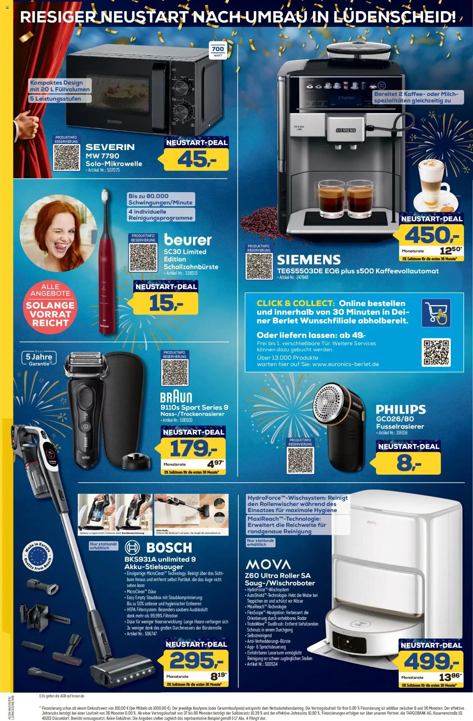 Euronics Berlet: RIESIGER NEU-START! NACH UMBAU IN LÜDENSCHEID von 15. Oktober bis 21. Oktober 2026 - Prospekt seite 4