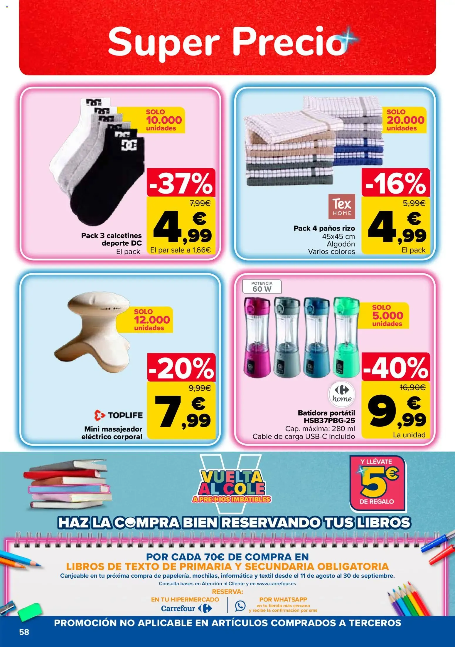 Catálogo de Carrefour folleto del 11/08/2026 | Catálogo 11 de agosto al 25 de agosto 2026 - Página 60
