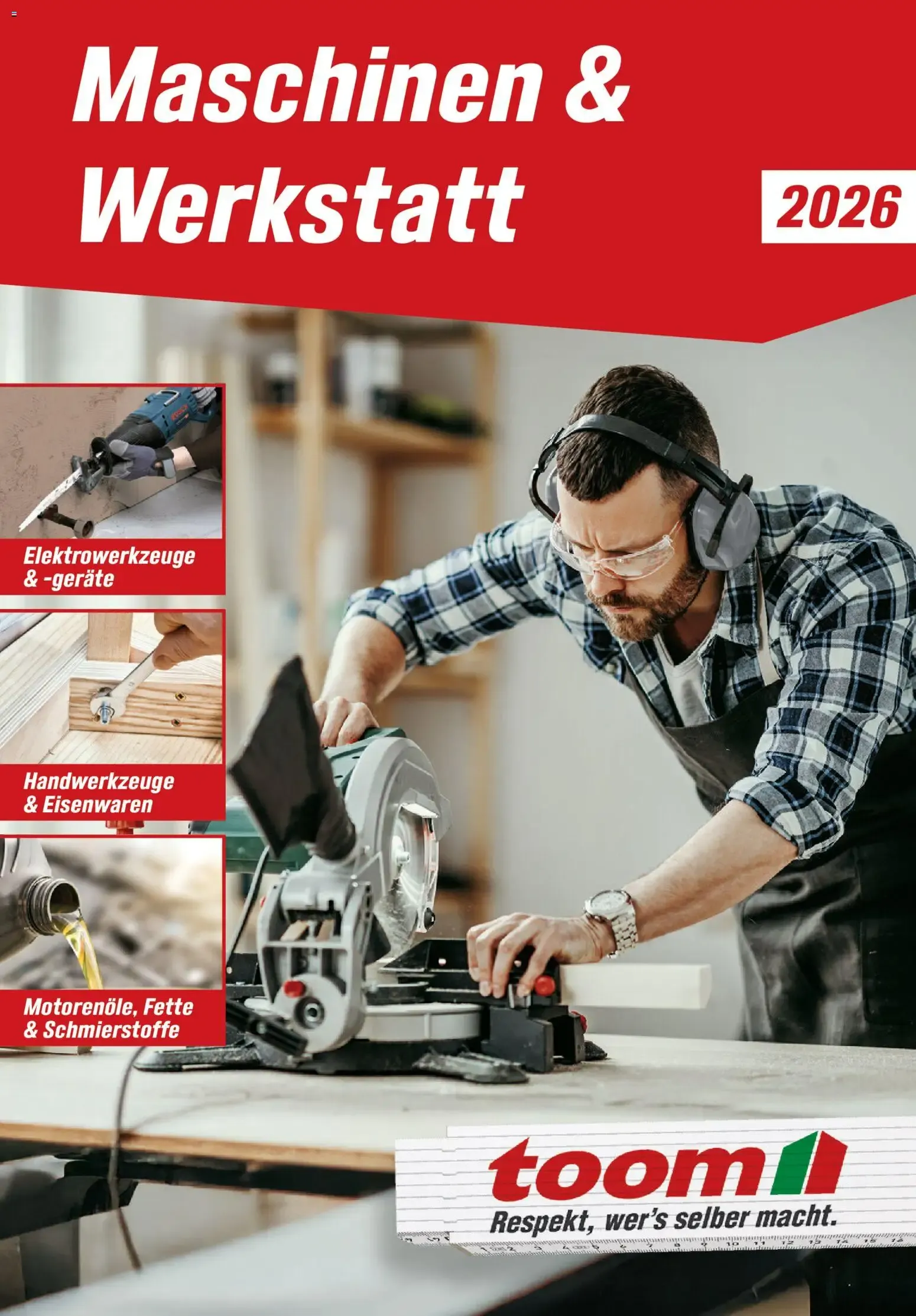 Toom Maschinen & Werkstatt 2026 von 1. Januar bis 31. Dezember 2026 - Prospekt seite 1