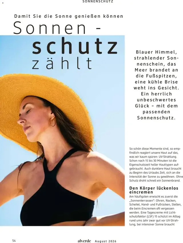dm Magazin alverde - Will Kinder stark machen von 1. August bis 31. August 2026 - Prospekt seite 54