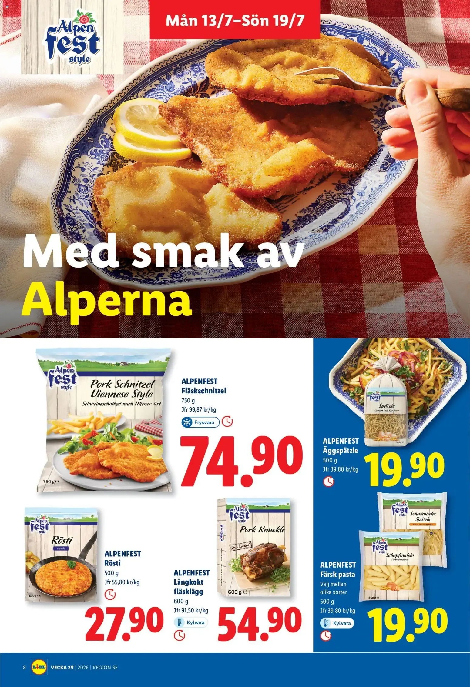 Lidl erbjudanden från 13/07/2026 - 19/07/2026 > Reklamblad nuvarande rabatter från 13 juli till 19 juli 2026 - Reklamblad sidor 8