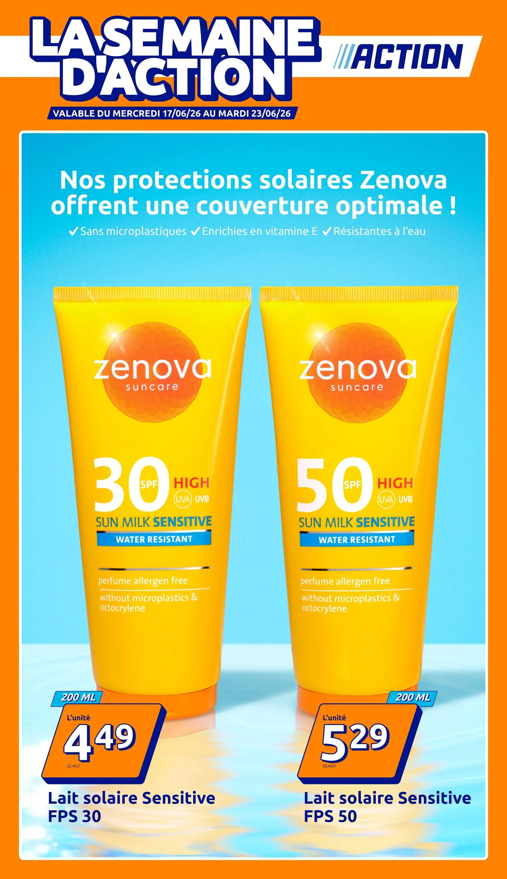 Current Action leaflet valid from du mercredi 17/06/2026 to du mardi 23/06/2026 du 17 juin au 23 juin 2026 - Catalogue page 1