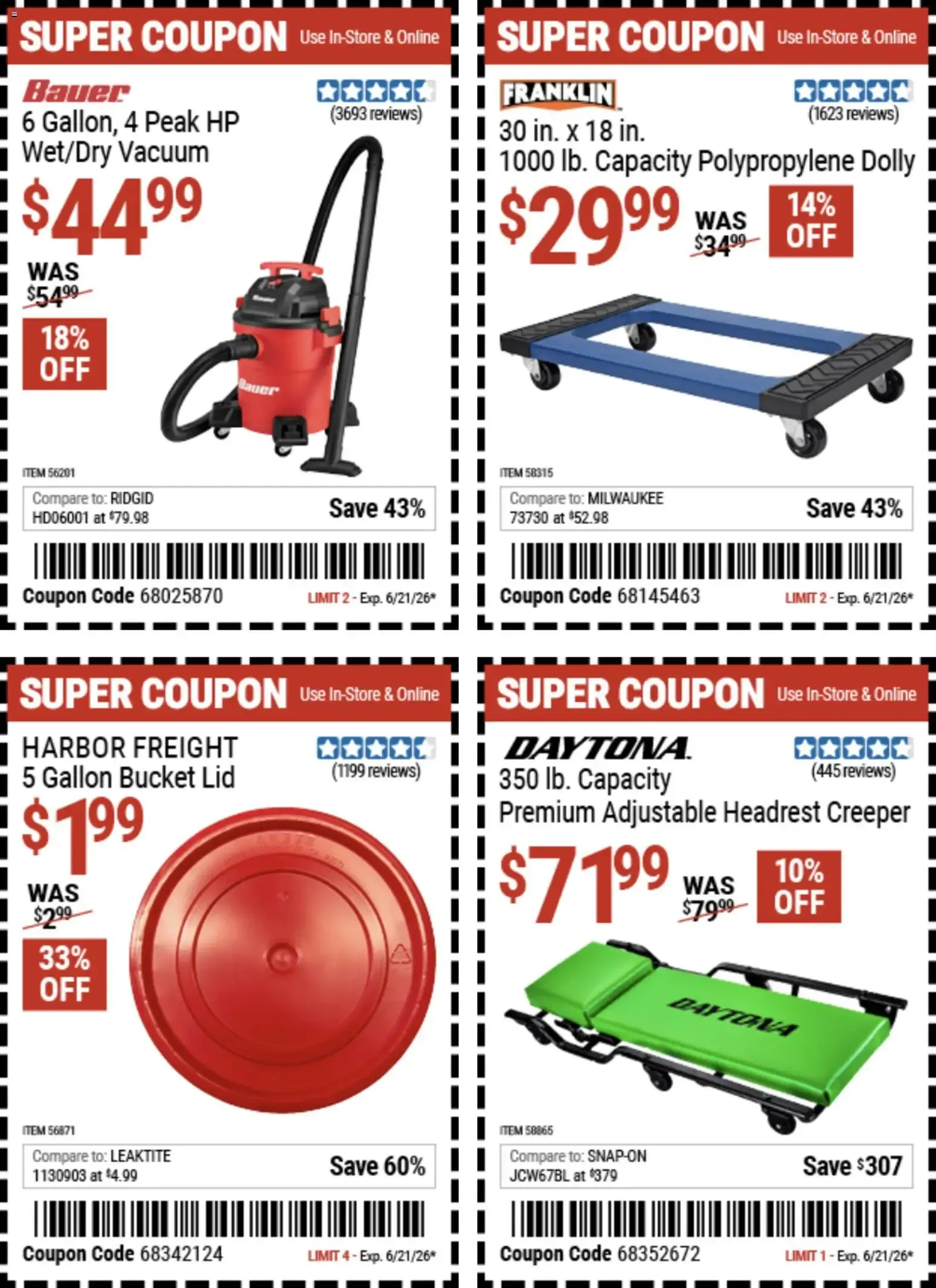 Weekly ad Harbor Freight Weekly Ad (06/08 - 06/21 2026) - Flyer from June 8 to June 21 2026 - Page 11