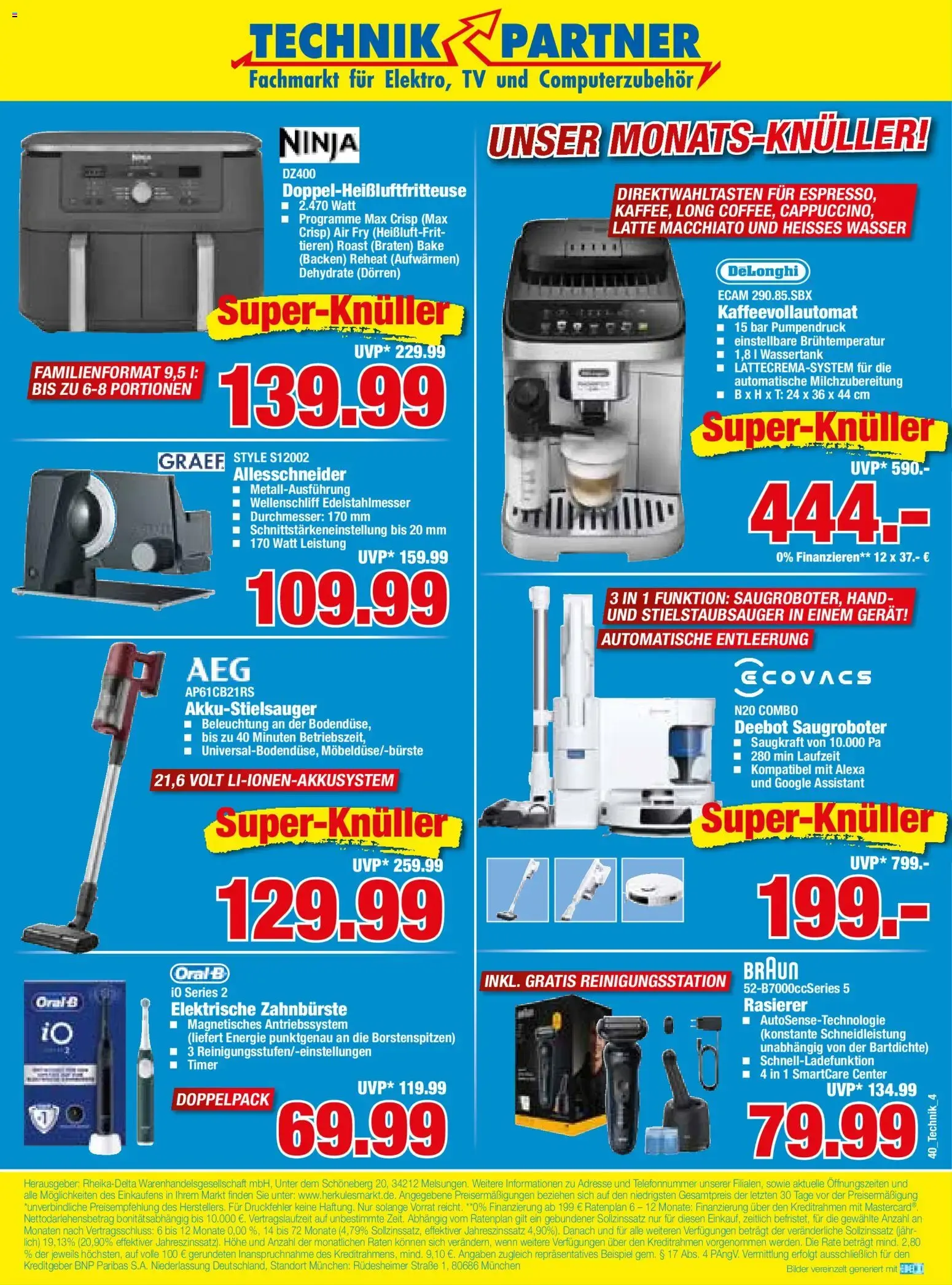TECHNIK PARTNER Fachmarkt für Elektro, TV und Computerzubehör von 28. September bis 2. Oktober 2026 - Prospekt seite 4