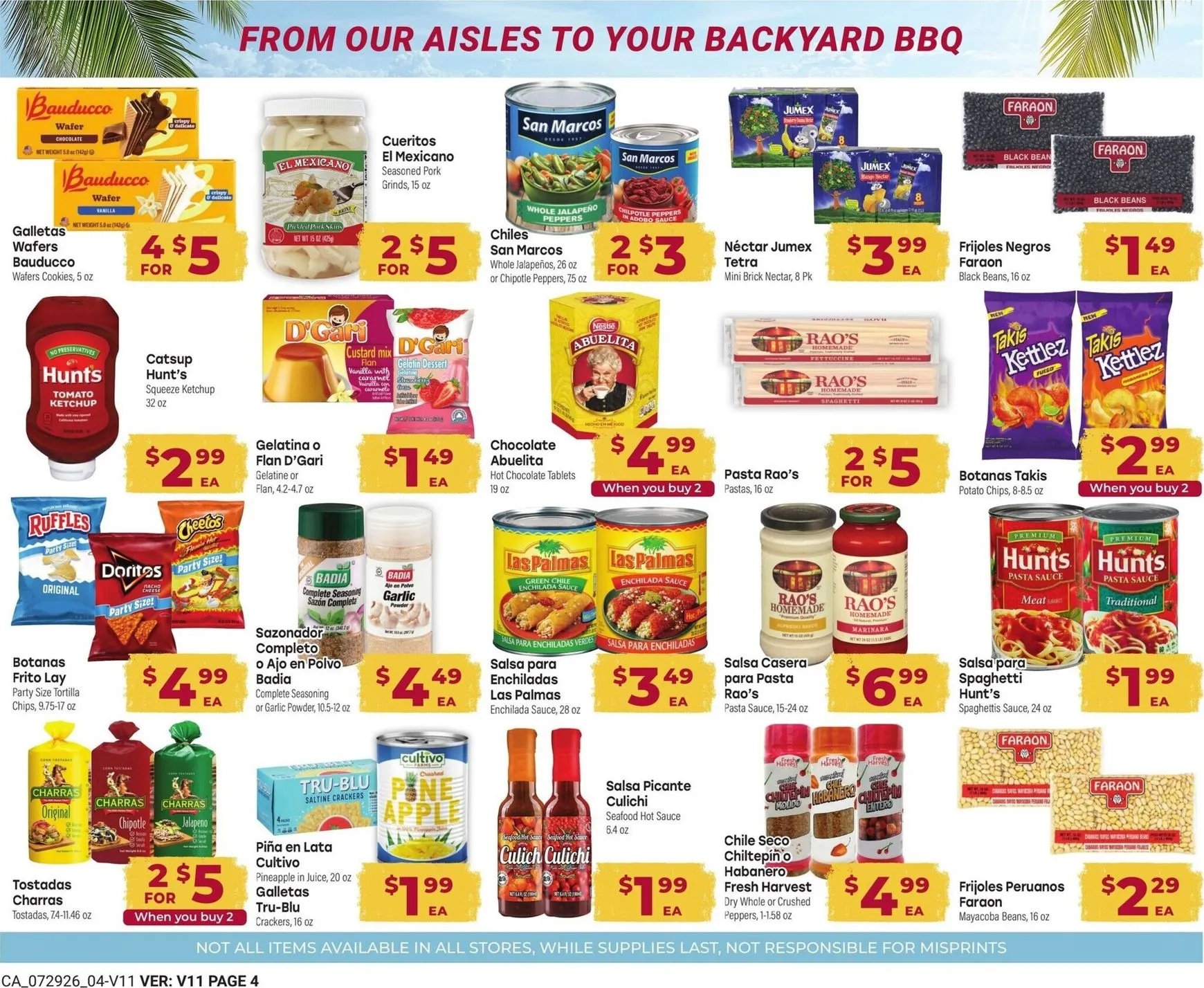 Weekly ad Current Cardenas Markets - August Savings Guide leaflet valid from Wednesday 07/29/2026 to Tuesday 09/01/2026 from July 29 to September 1 2026 - Page 4