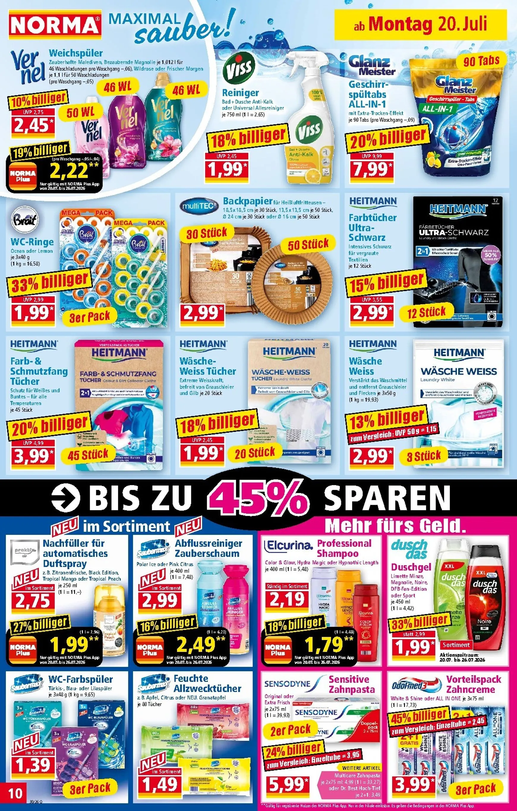 NORMA von 20. Juli bis 26. Juli 2026 - Prospekt seite 10