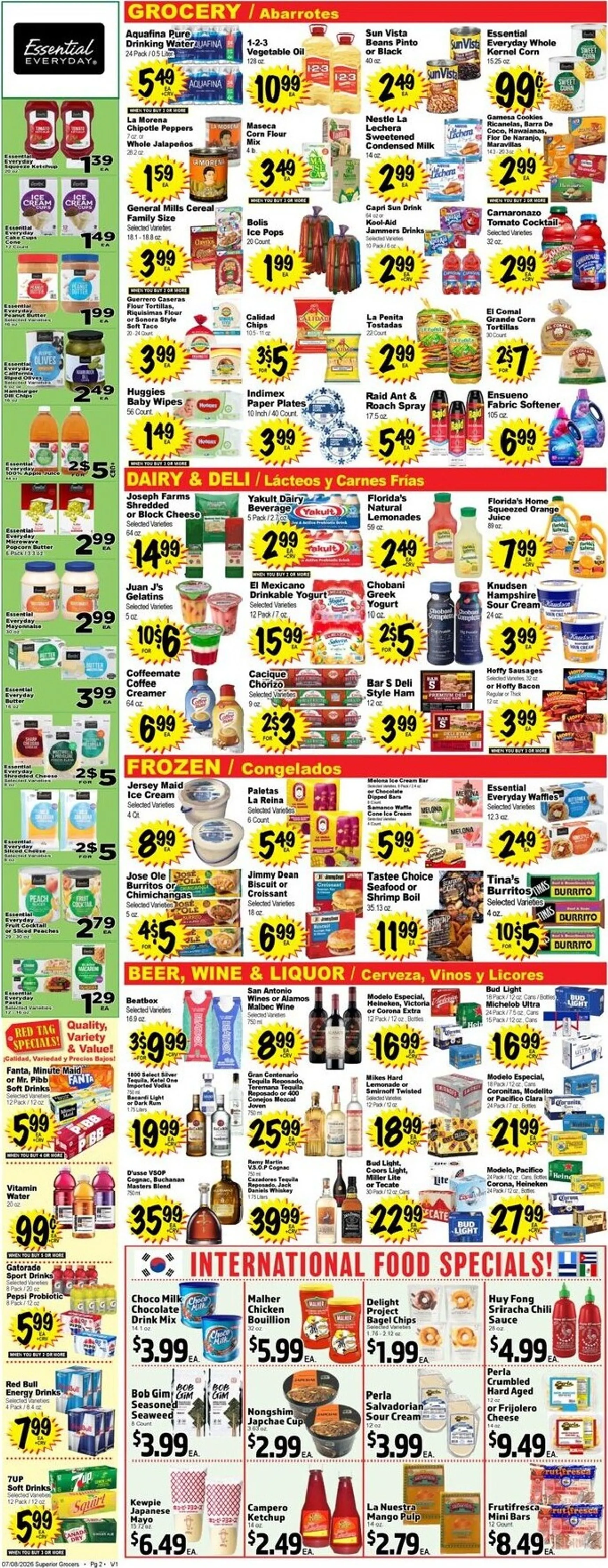 Weekly ad Current Superior Grocers leaflet valid from Wednesday 07/08/2026 to Tuesday 07/14/2026 from July 8 to July 14 2026 - Page 2