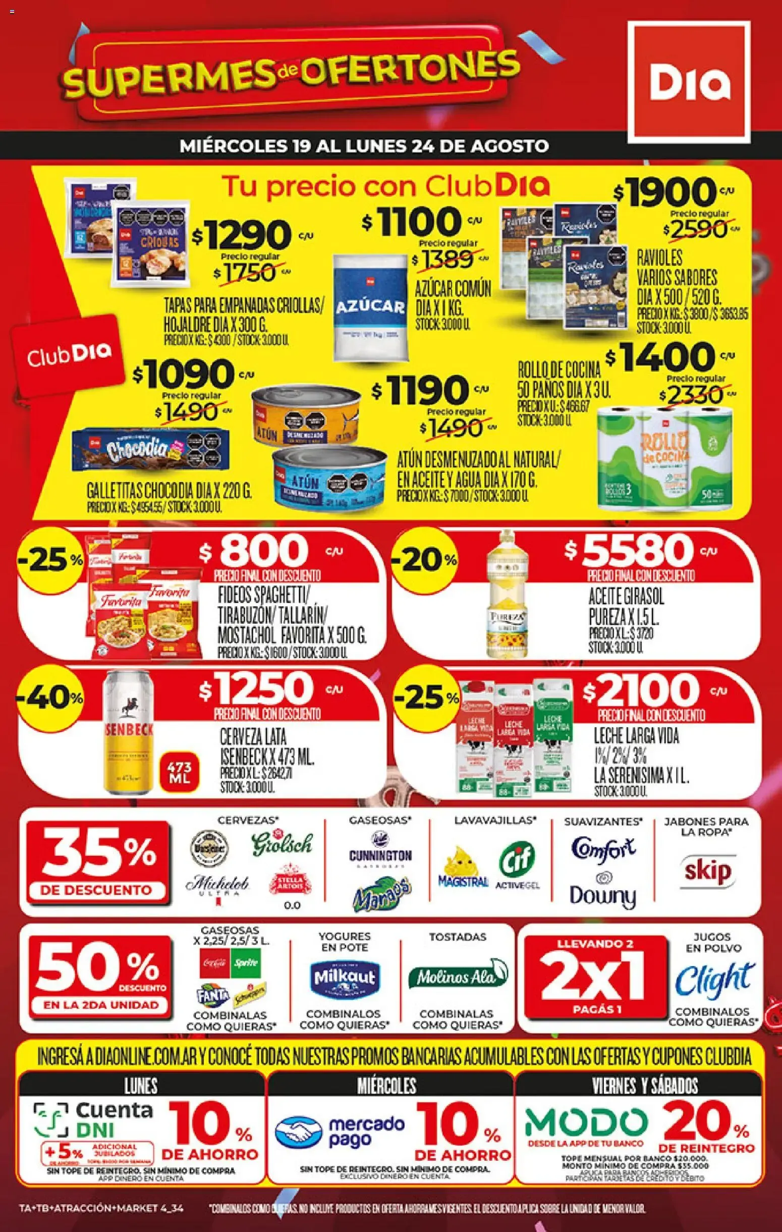 Ofertas de SUPERMES de OFERTONES 19 de agosto al 24 de agosto 2026 - Página 1 del catálogo