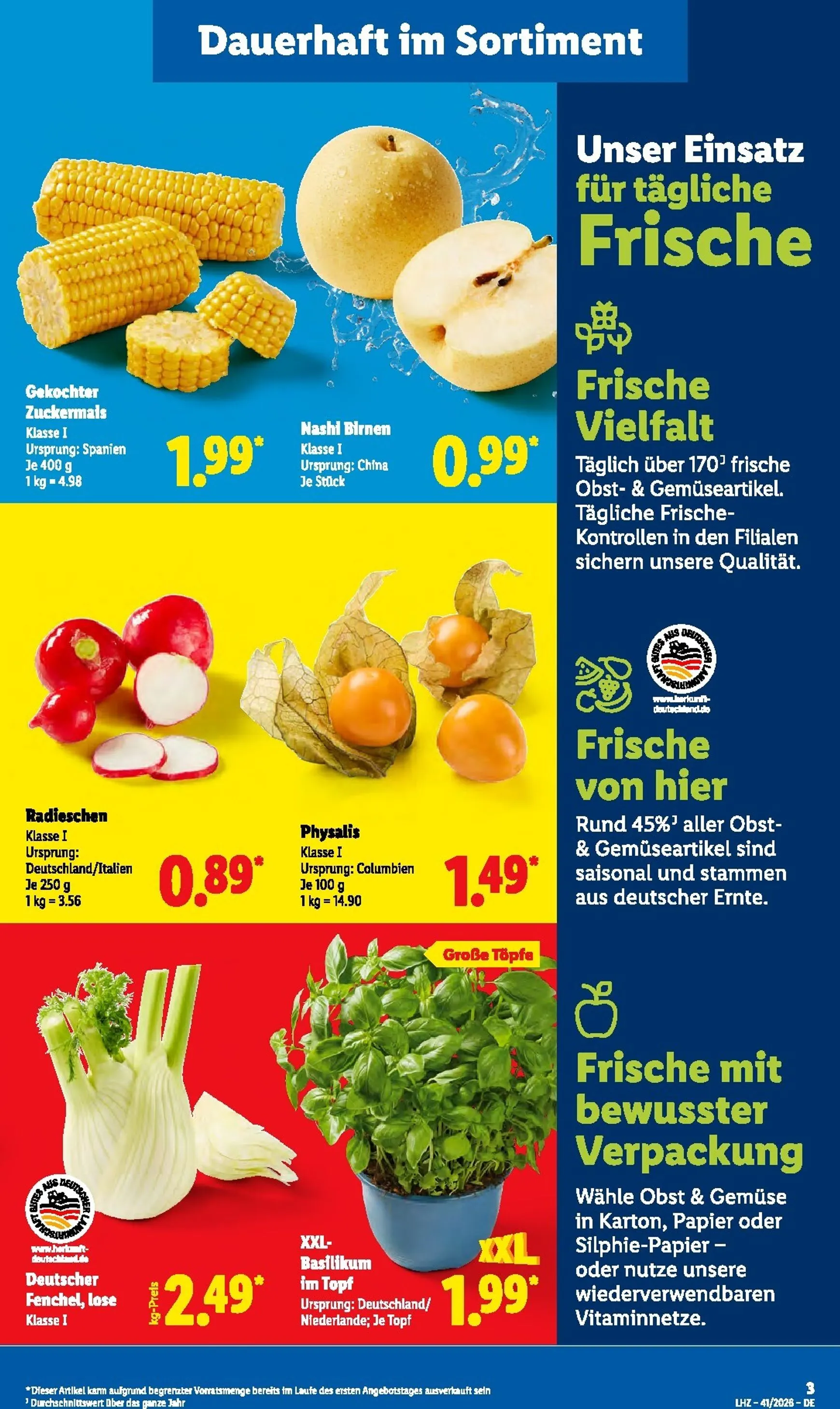 Lidl Prospekt nächste Woche – von Montag 05.10.2026 bis Samstag 10.10.2026 von 5. Oktober bis 10. Oktober 2026 - Prospekt seite 3