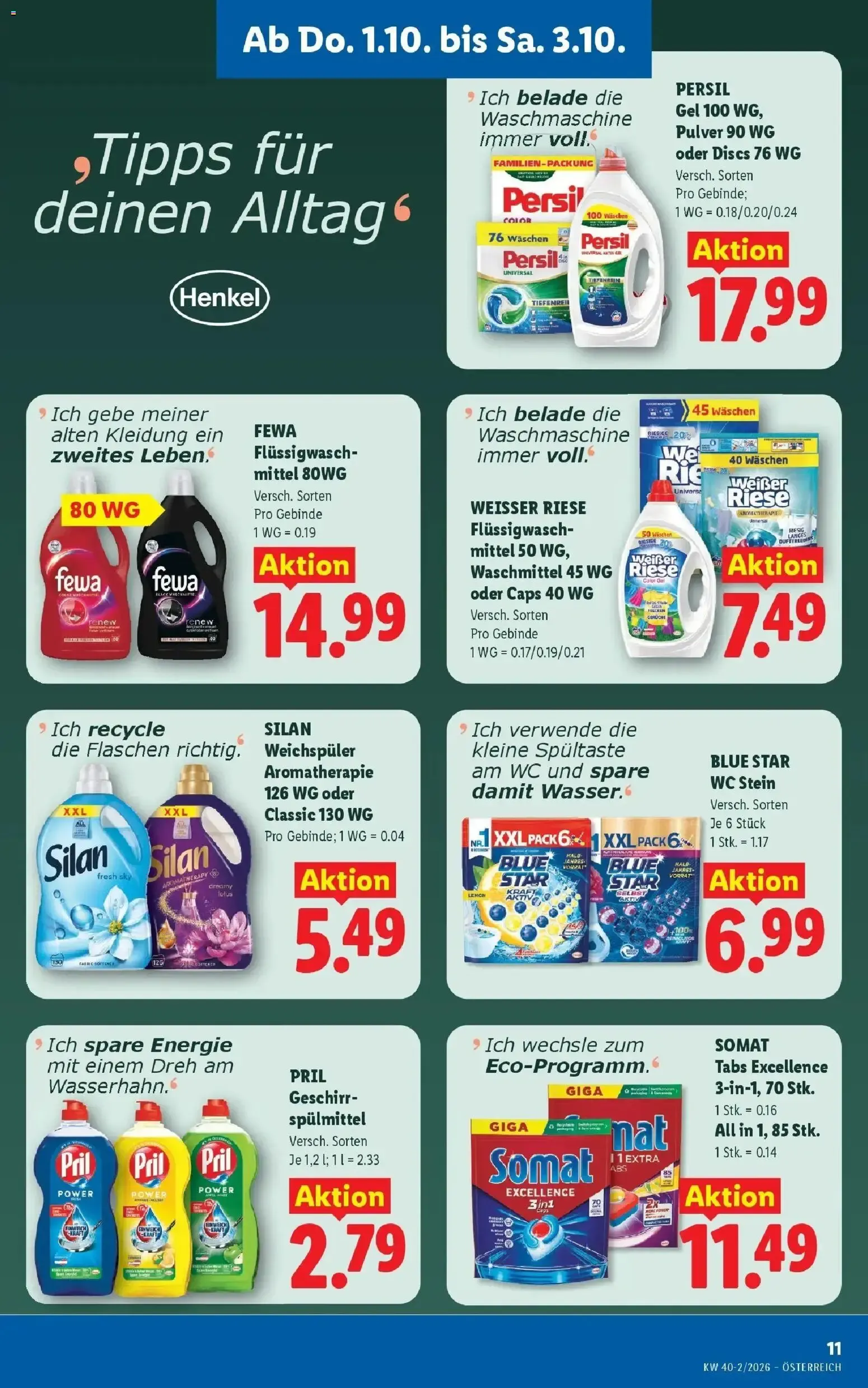 Lidl Aktion von 1. Oktober bis 3. Oktober 2026 - Flugblätt seite  13