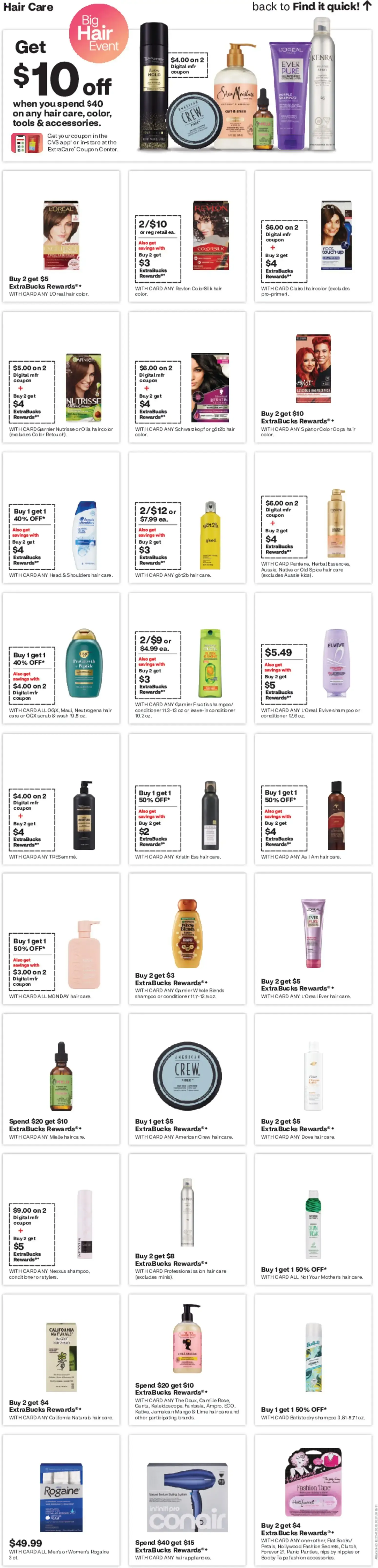 Weekly ad CVS: EXTRA extra big deals days with ExtraCare from September 27 to October 3 2026 - Page 14